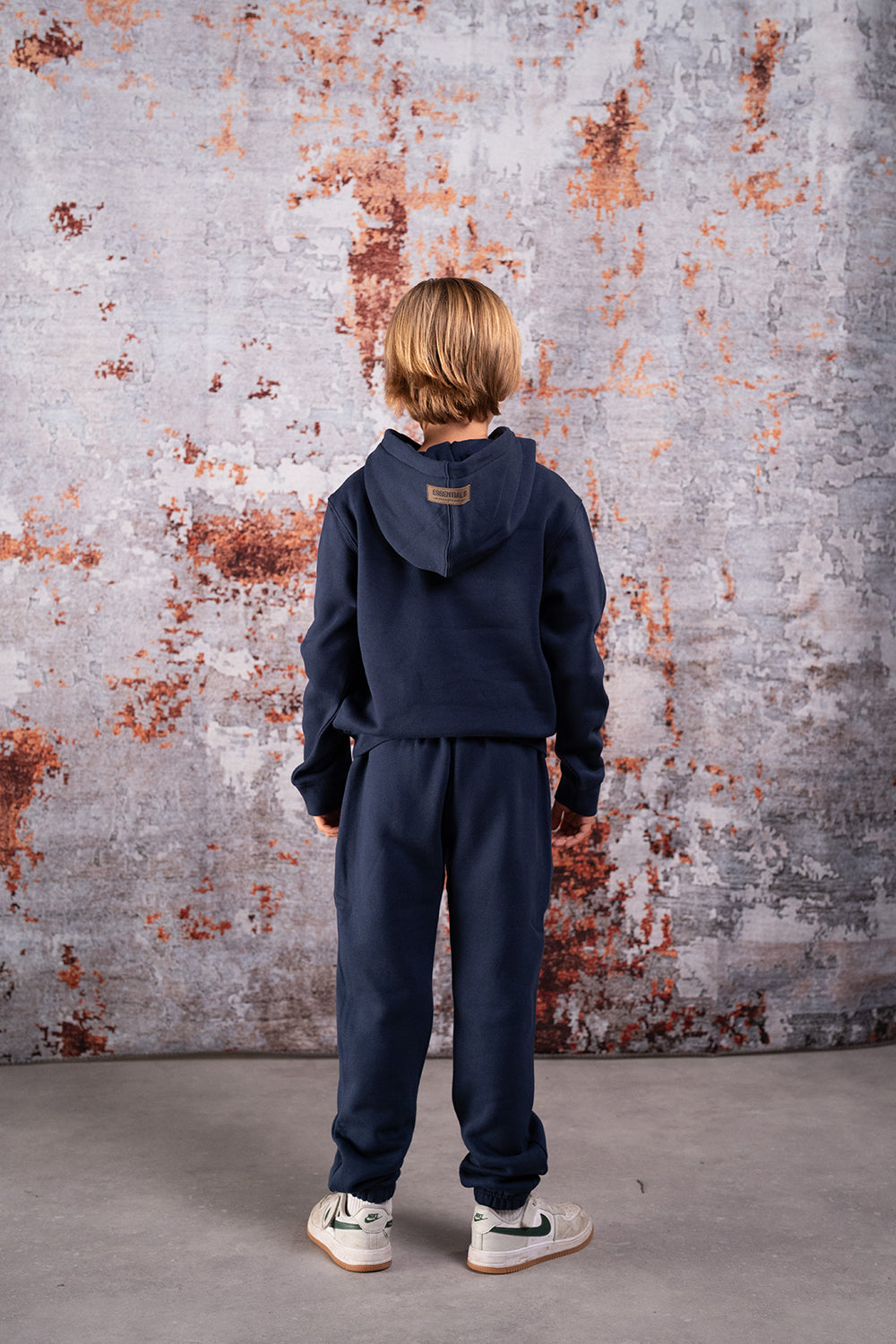 Kids Basic Tracksuit – Navy Blue