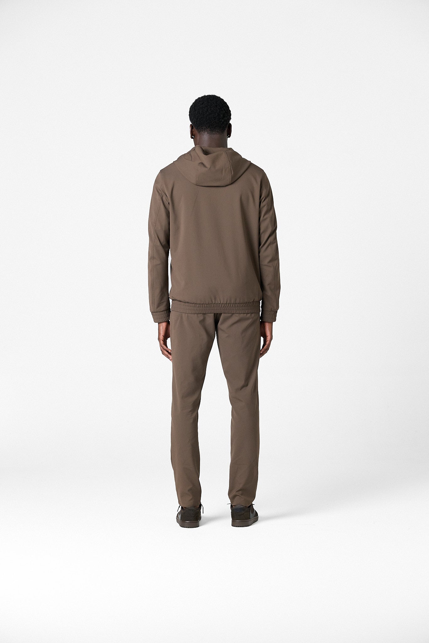 REFLECTION SET TRACKSUIT HOODIE - BROWN