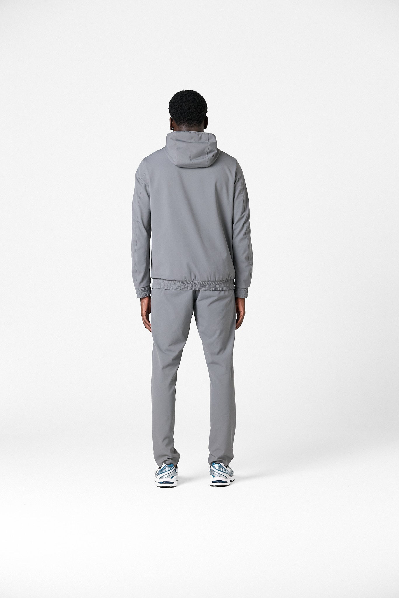 REFLECTION TECH HOODIE TRACKSUIT - GREY