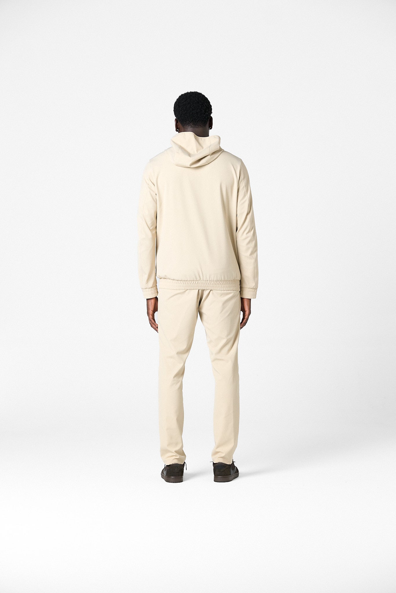 REFLECTION TECH HOODIE TRACKSUIT - LIGHT BEIGE