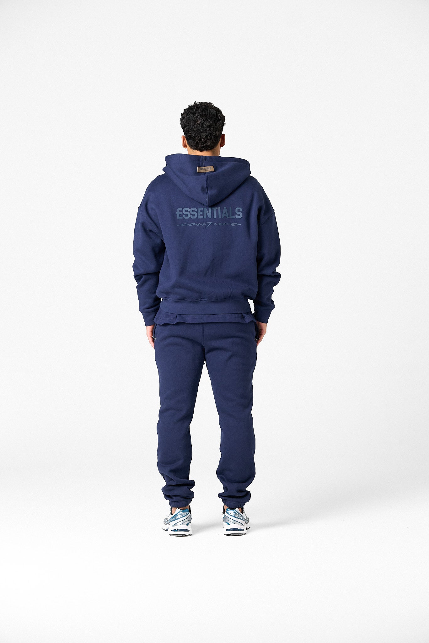 BASIC ZIPPER TRACKSUIT - NAVY BLUE