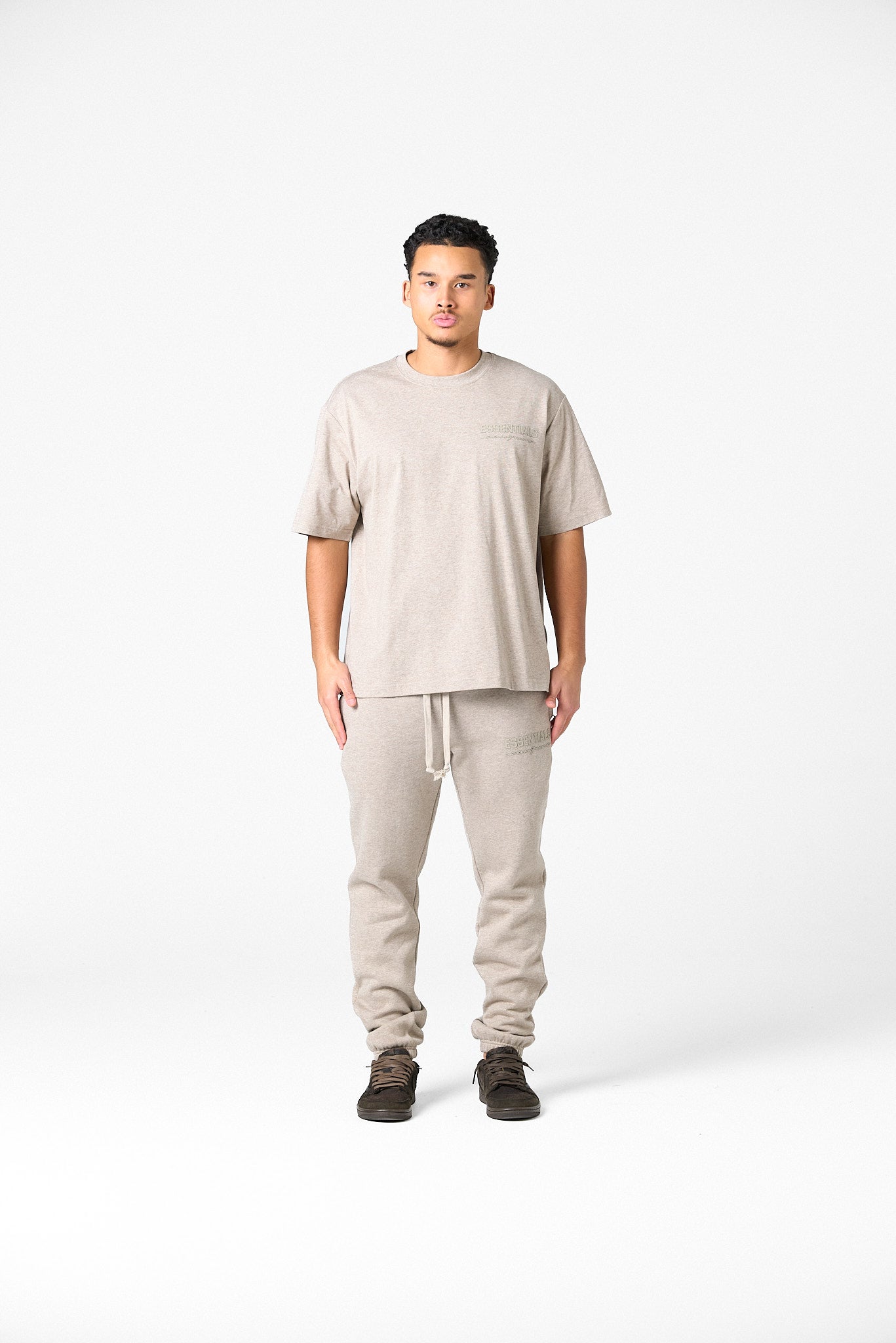 BASIC SHIRT - DARK BEIGE