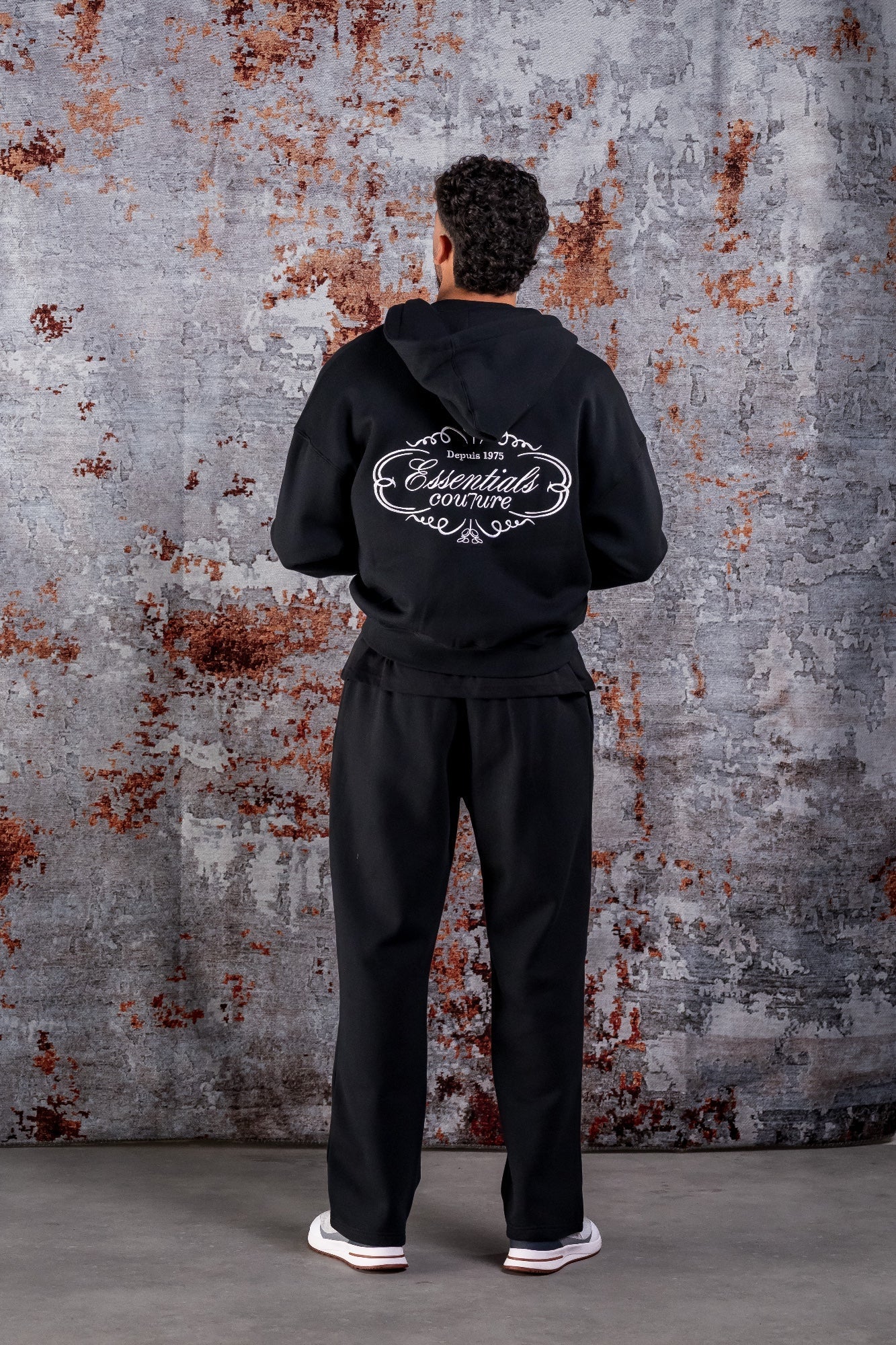 Essentials ROYAL ZIPPER TRAININGSANZUG - SCHWARZ