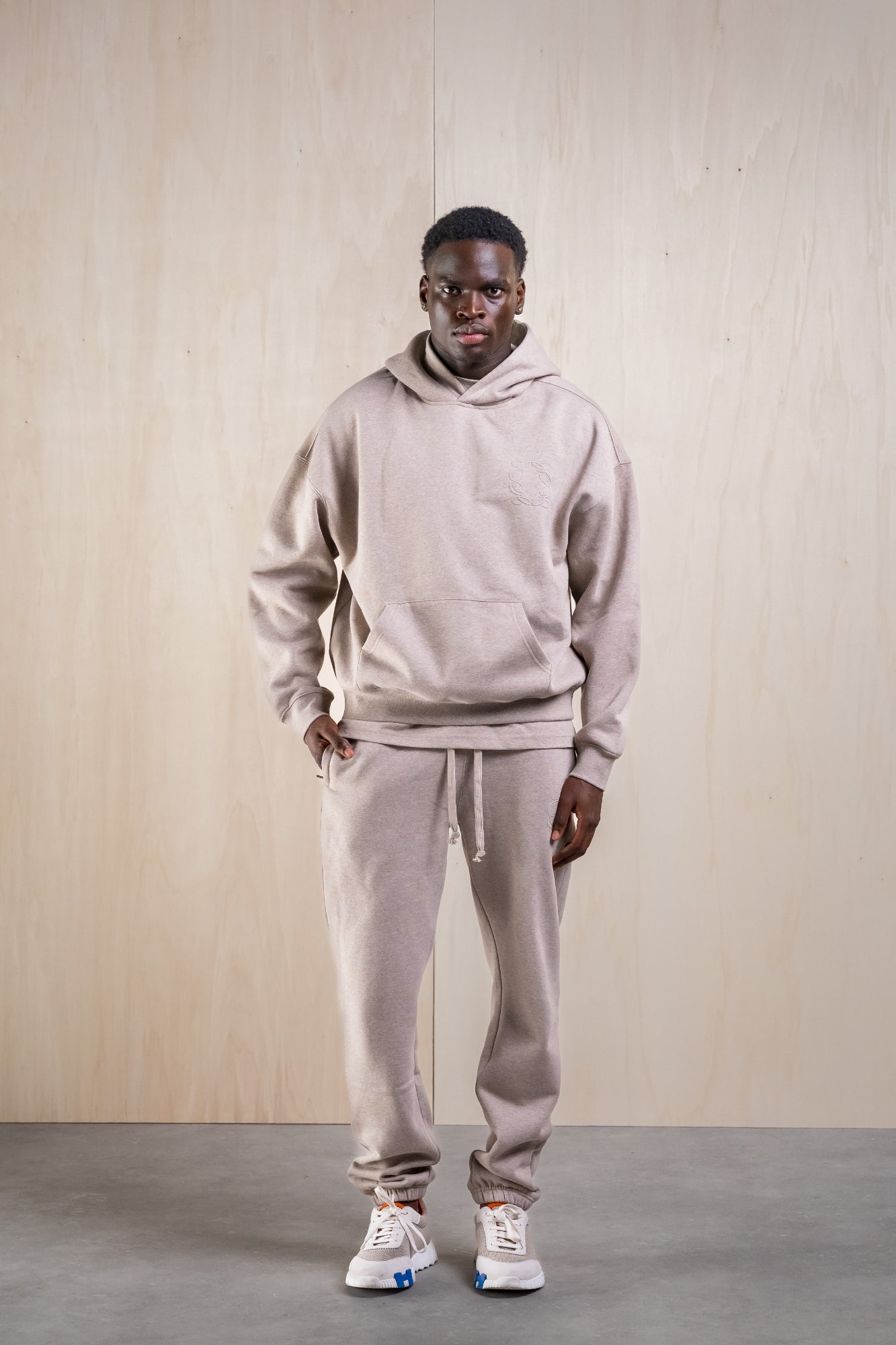 Essentials CLASSIC TRACKSUIT - DARK BEIGE