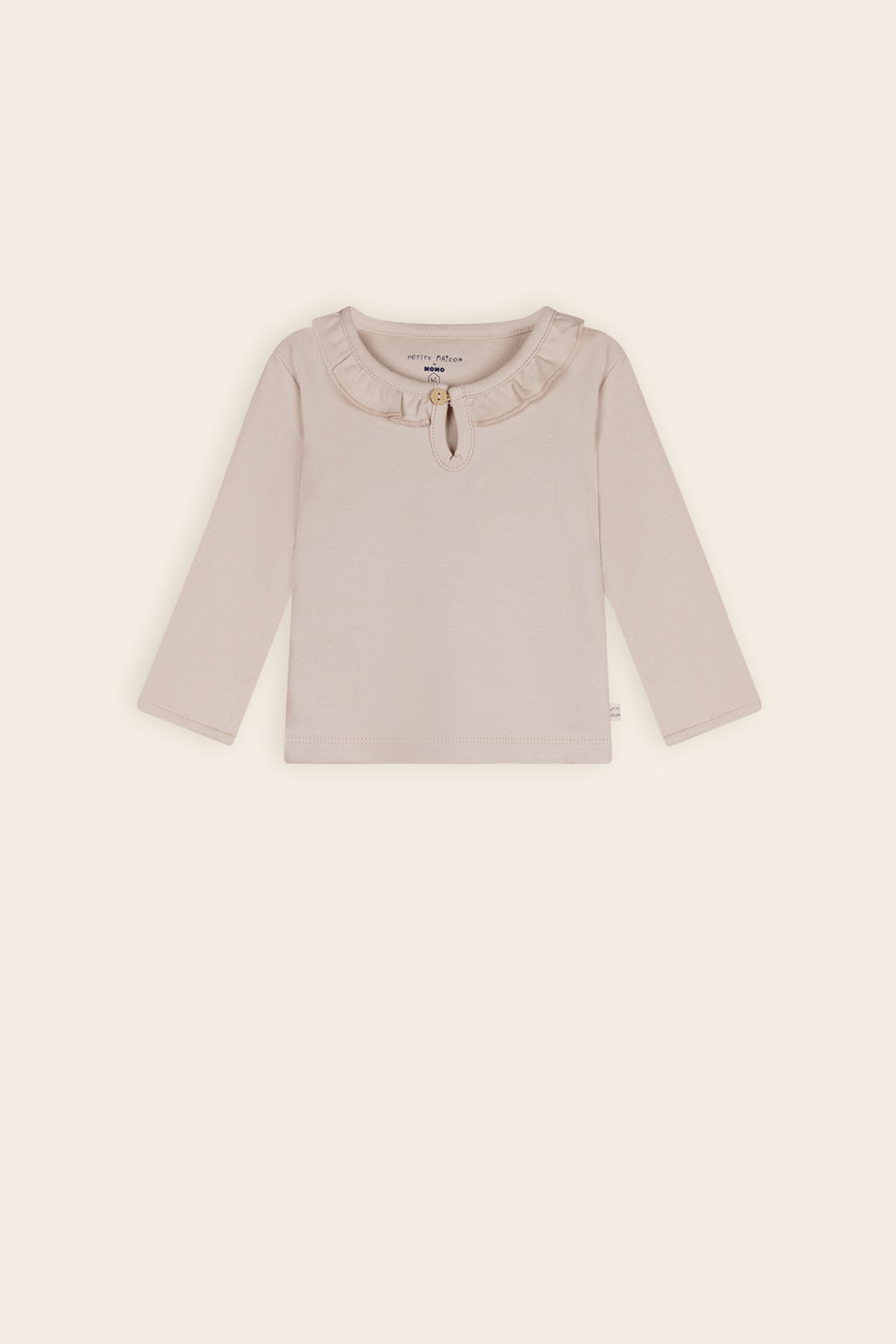 Petite Maison Baby blouse lange mouw Oatmeal 7400