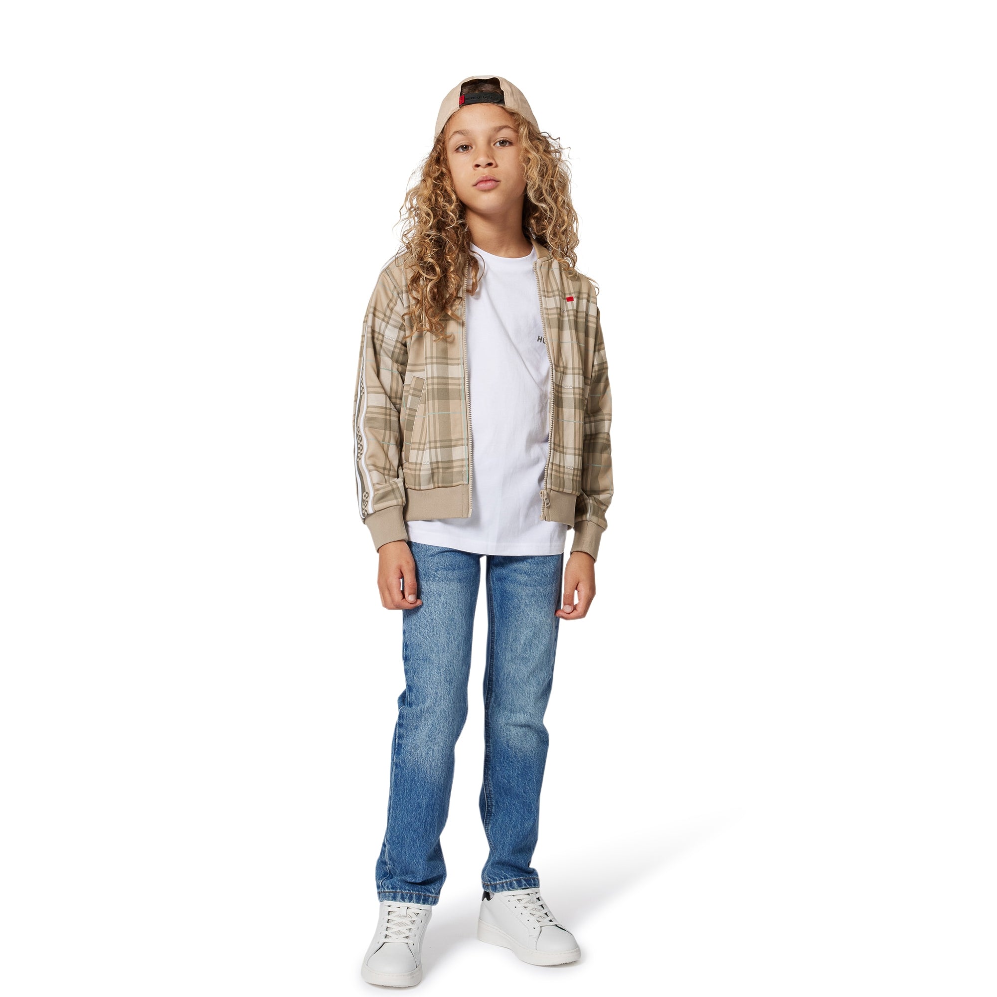HUGO jongens T-shirts White G00444 – designer kinderkleding | Niñoz Almere