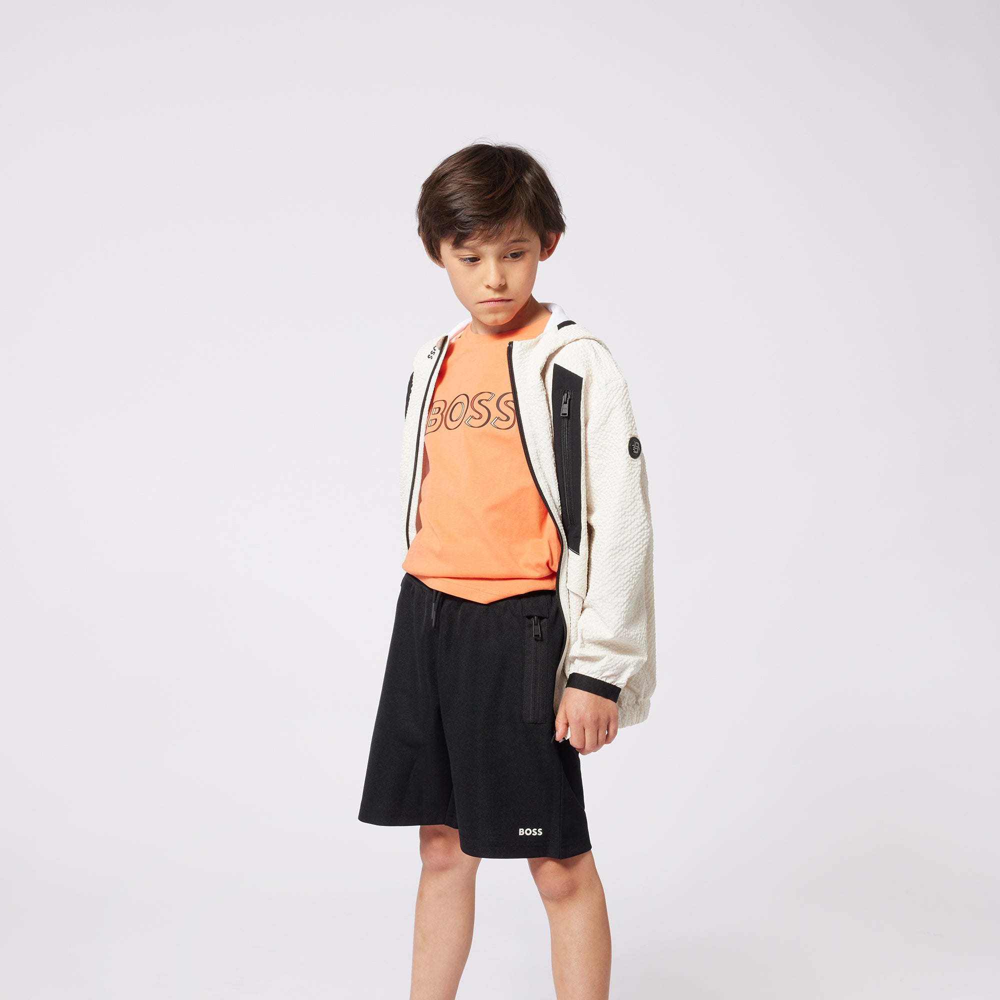 BOSS jongens Short Zwart – designer kinderkleding | Niñoz Almere