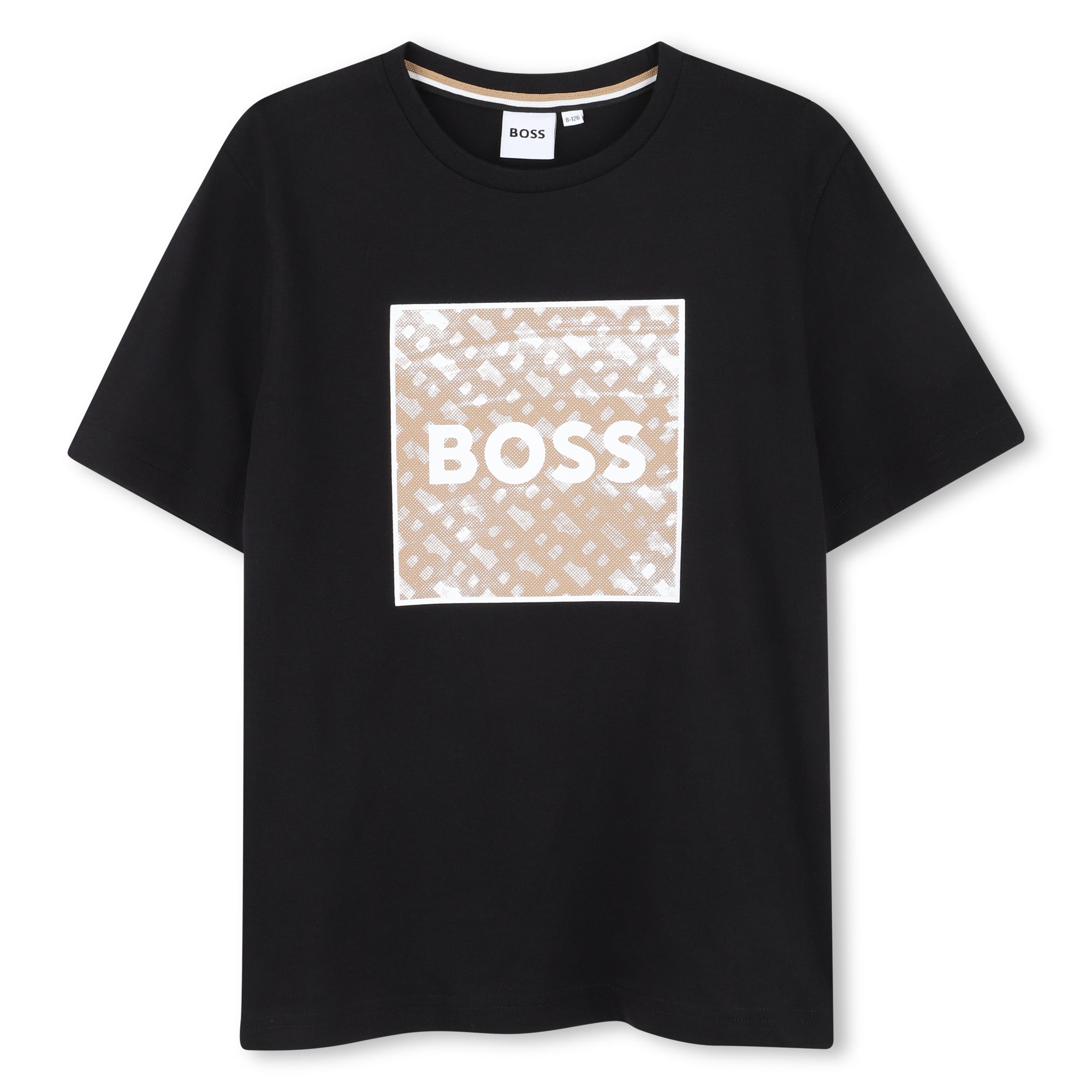 BOSS jongens T-shirt Zwart – designer kinderkleding | Niñoz Almere