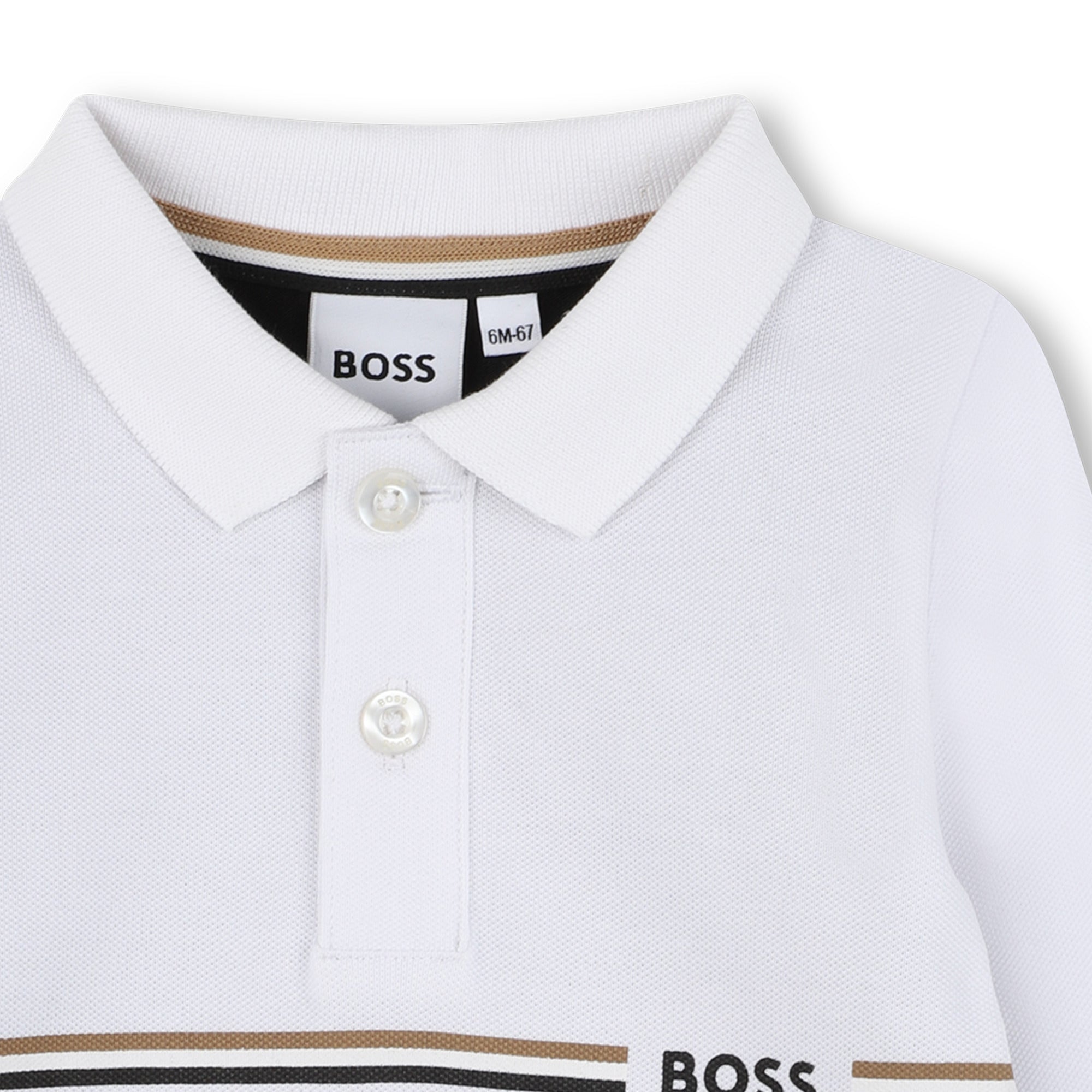 BOSS jongens Polo Zwart – designer kinderkleding | Niñoz Almere