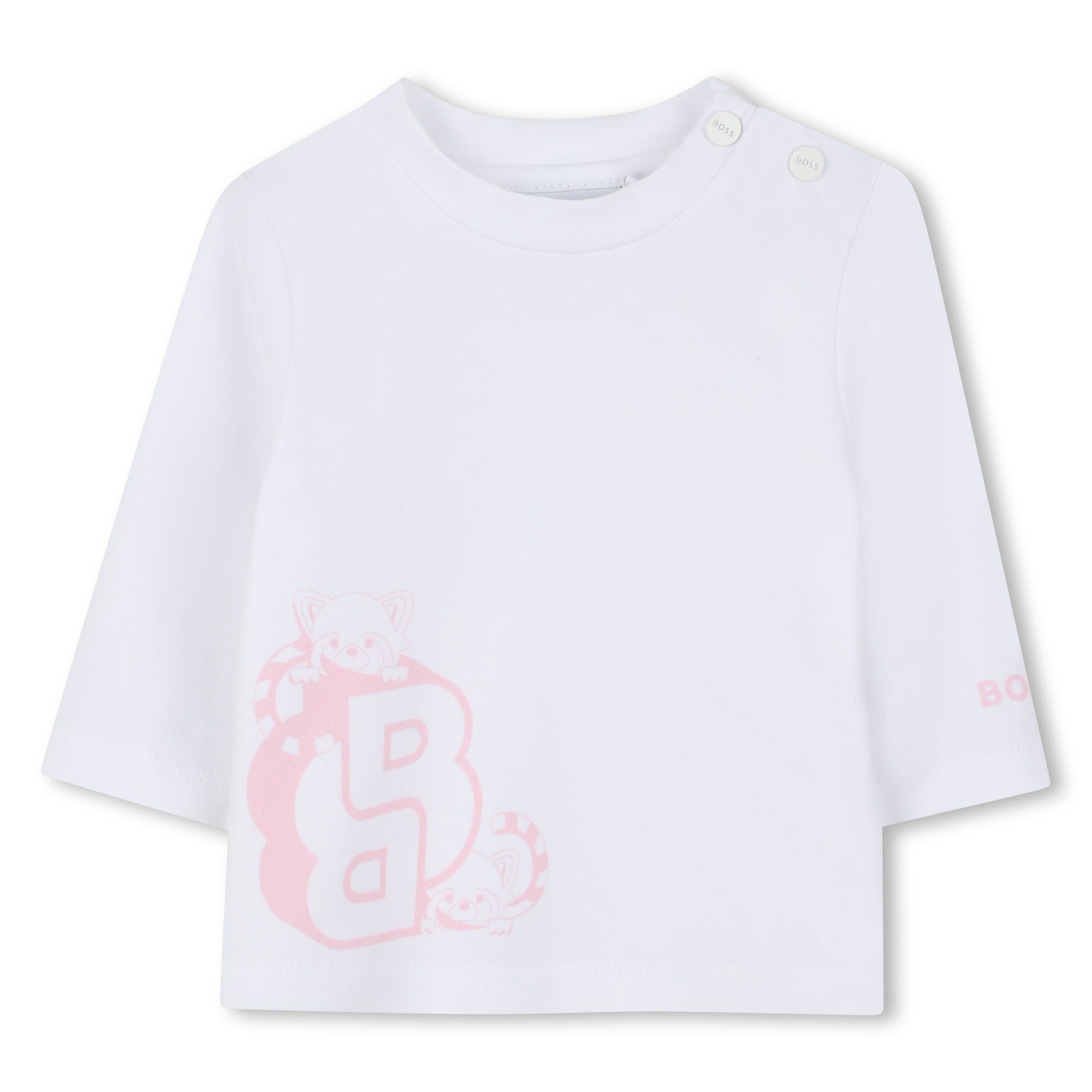 BOSS jongens T-shirt Zand – designer kinderkleding | Niñoz Almere