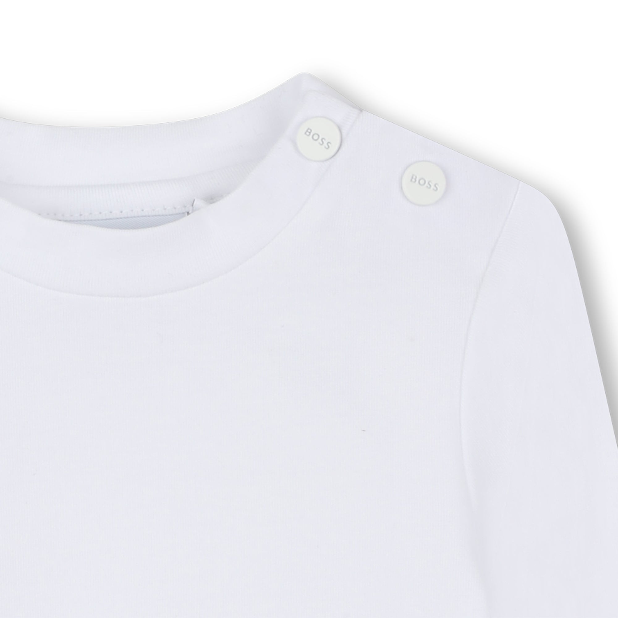 BOSS jongens T-shirt Zand – designer kinderkleding | Niñoz Almere