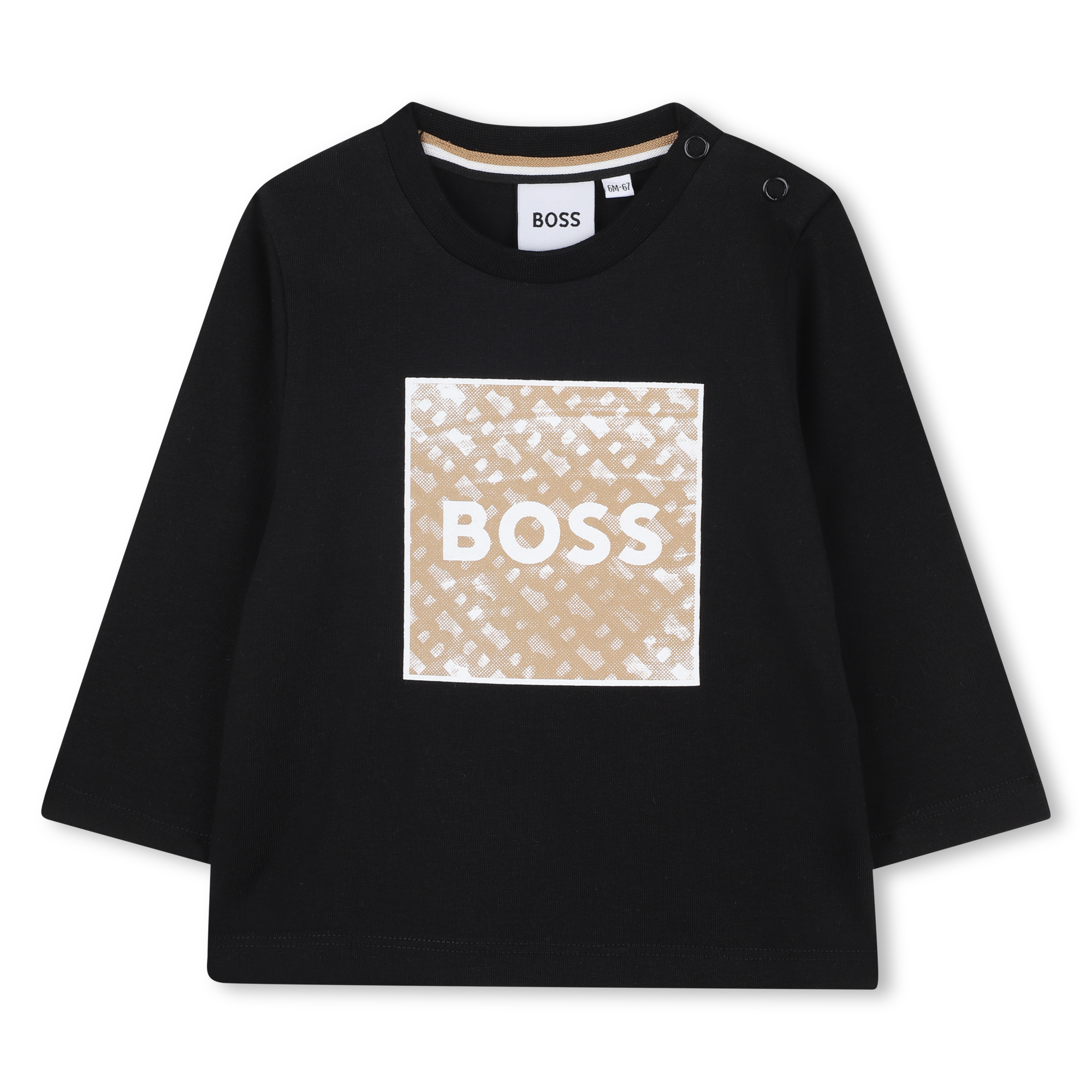 BOSS T-shirt met korte mouwen - Zwart