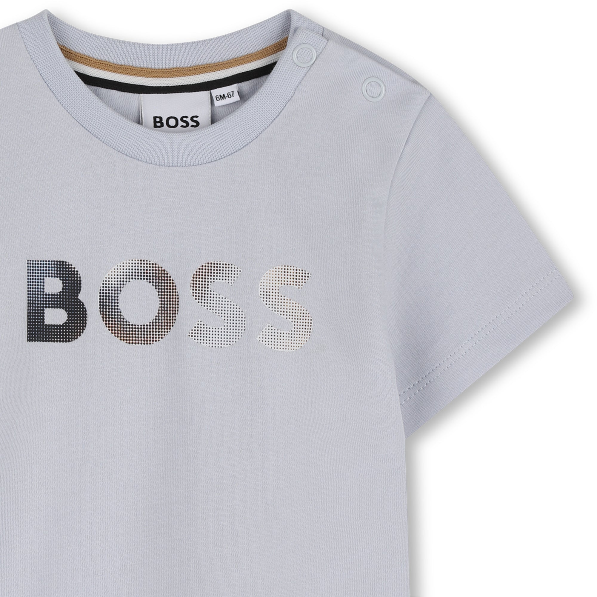 BOSS jongens T-shirts White – designer kinderkleding | Niñoz Almere