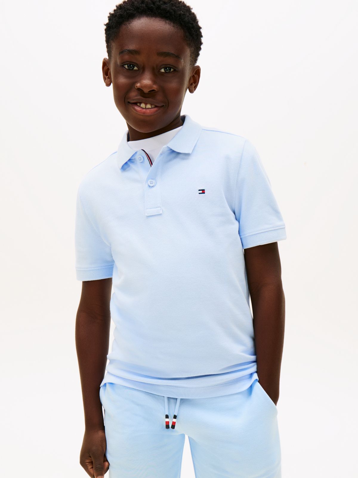 Tommy Hilfiger Polo met korte mouwen - Blauw