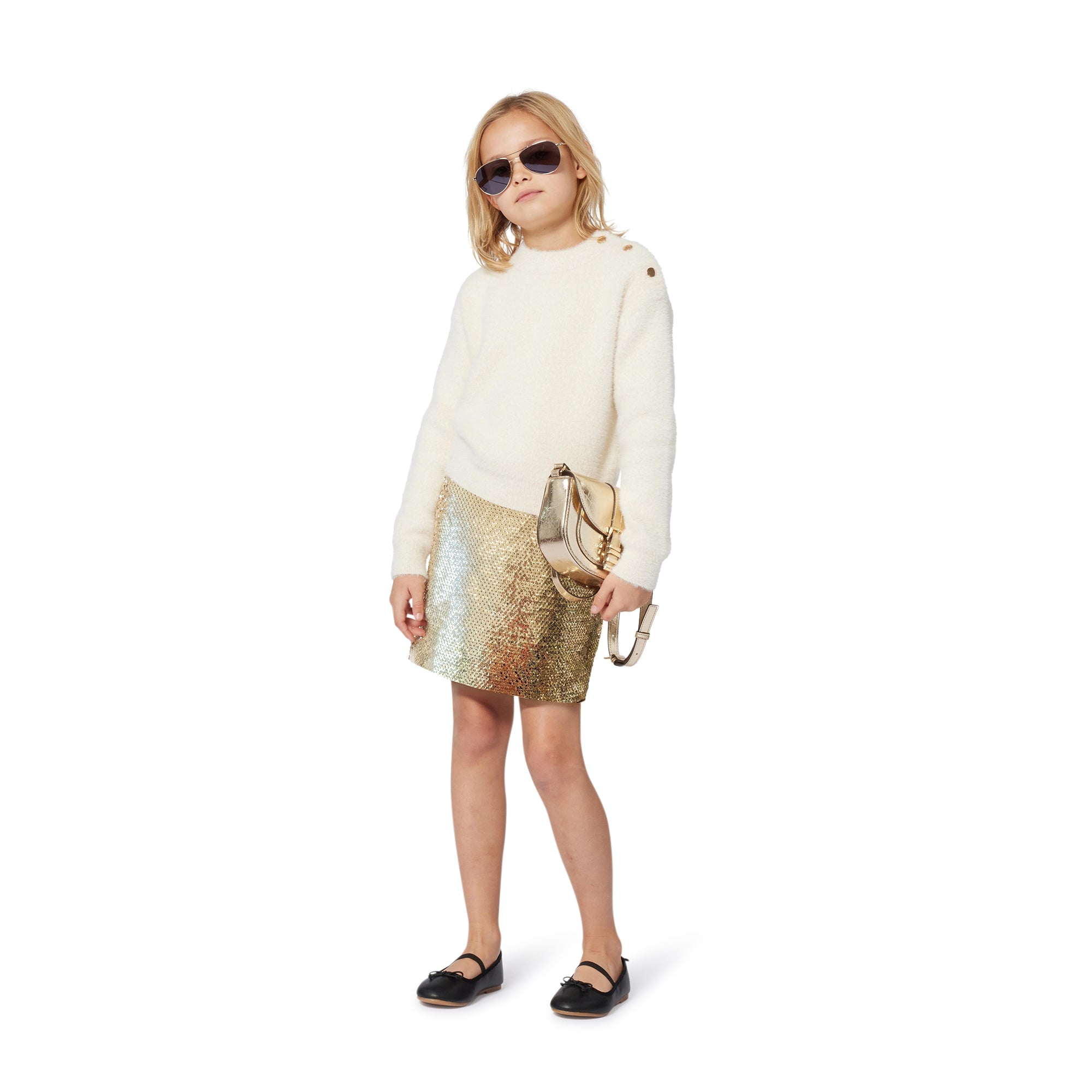 Michael Kors meisjes Cream – designer kinderkleding | Niñoz Almere
