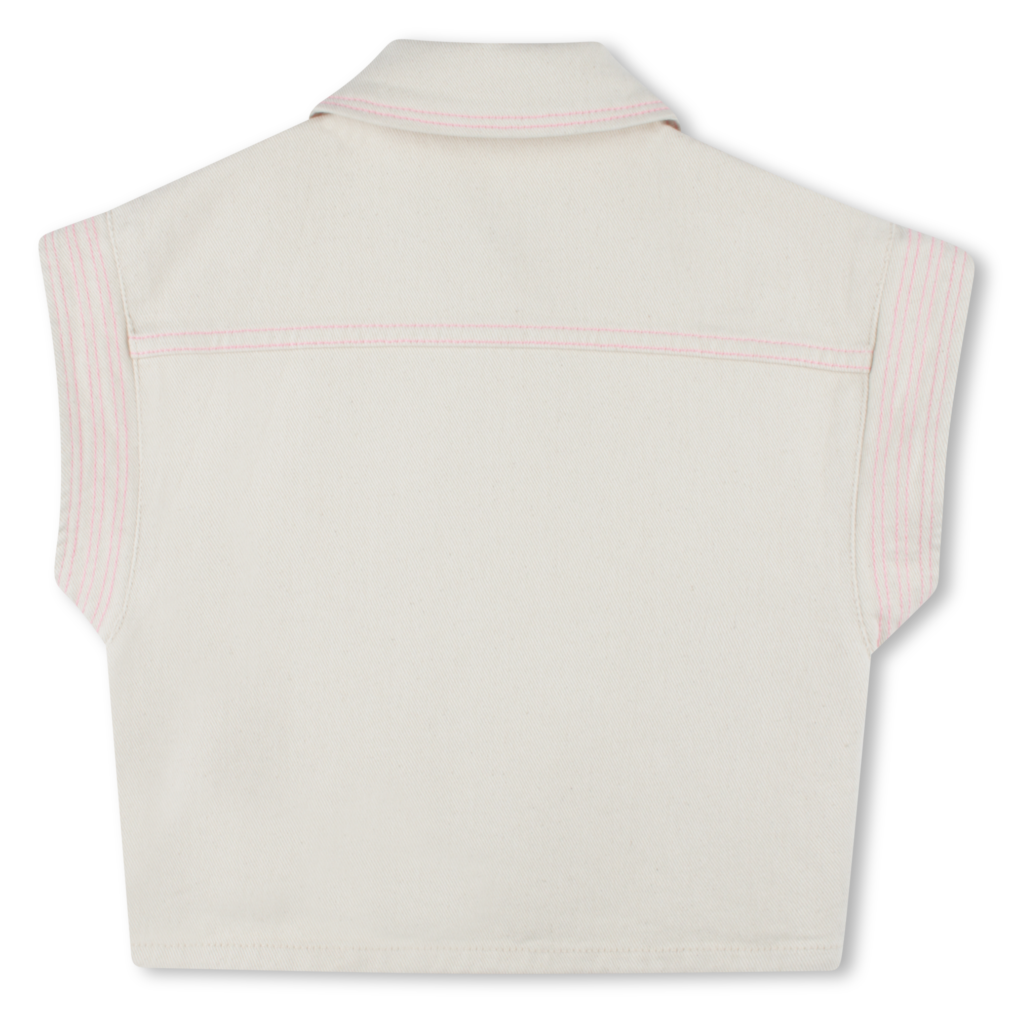 Billieblush meisjes Spyker jas zonder mouwen Sand – designer kinderkleding | Niñoz Almere