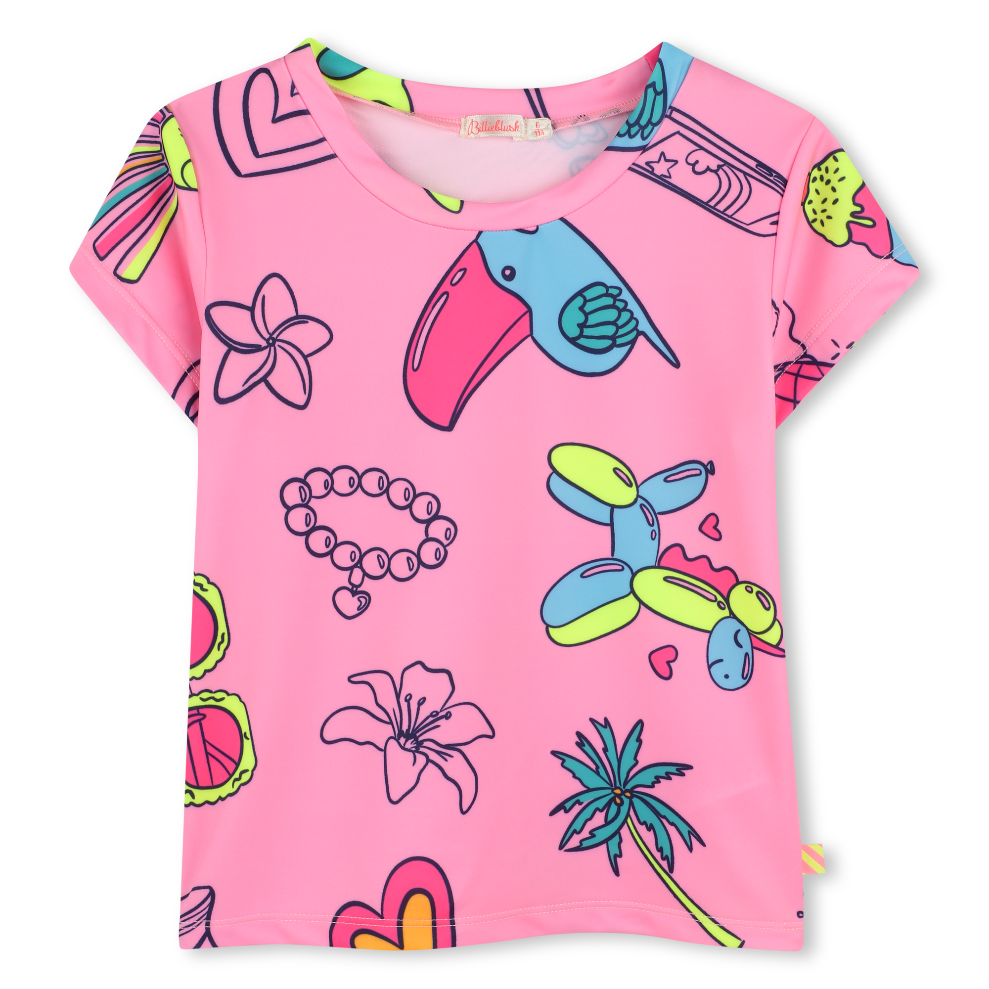 Billieblush meisjes Tee-shirt Pink – designer kinderkleding | Niñoz Almere