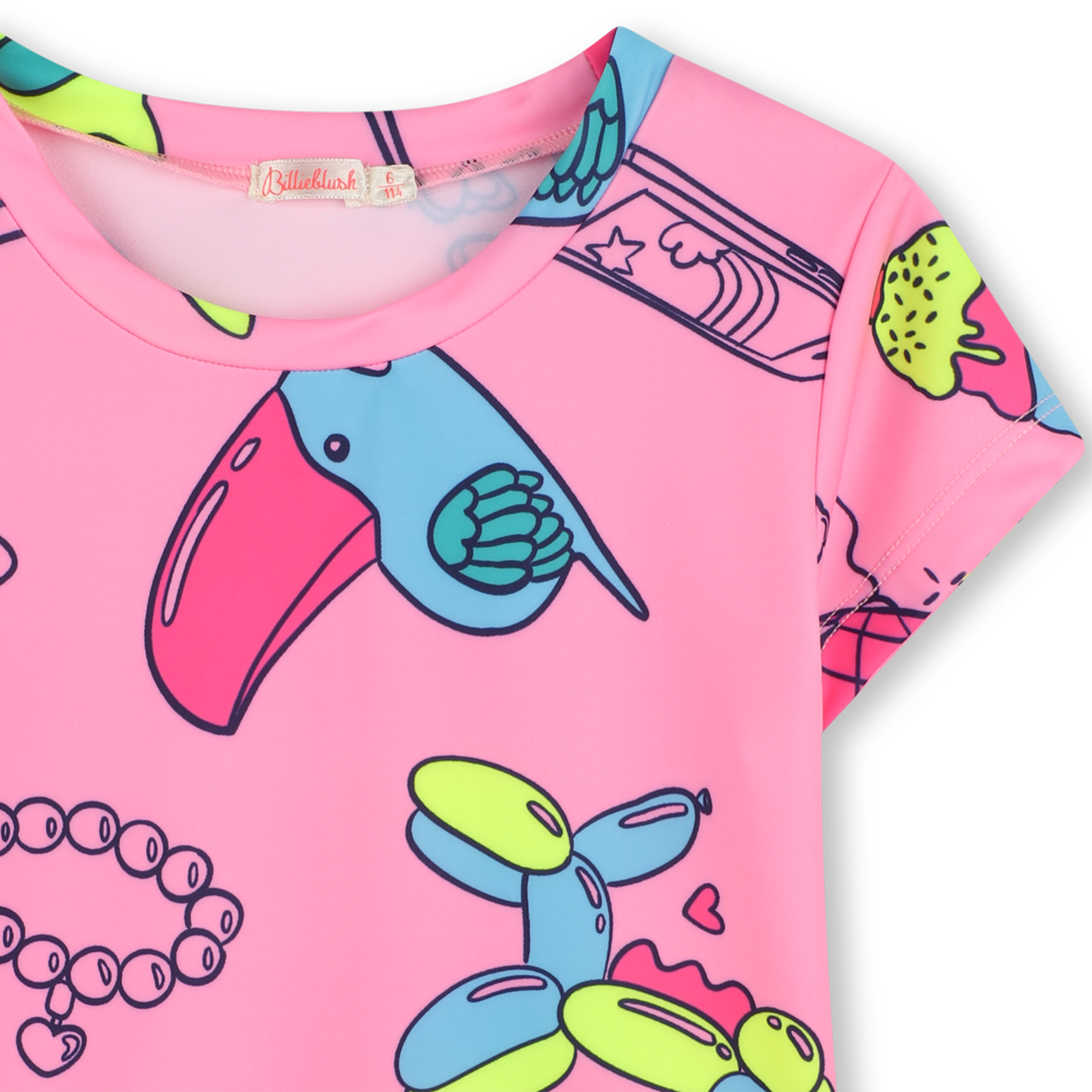 Billieblush meisjes Tee-shirt Pink – designer kinderkleding | Niñoz Almere