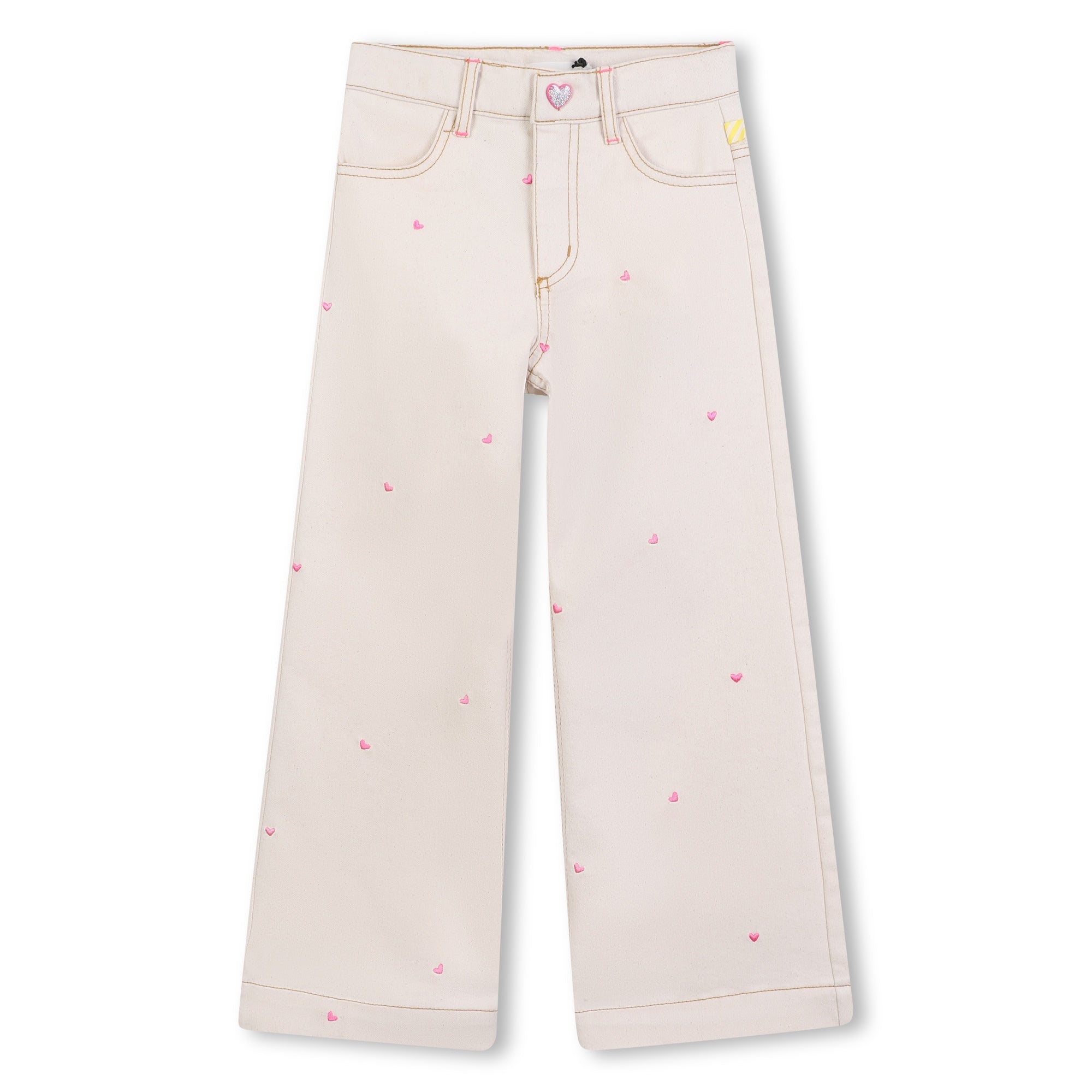 Billieblush meisjes Trousers Sand – designer kinderkleding | Niñoz Almere