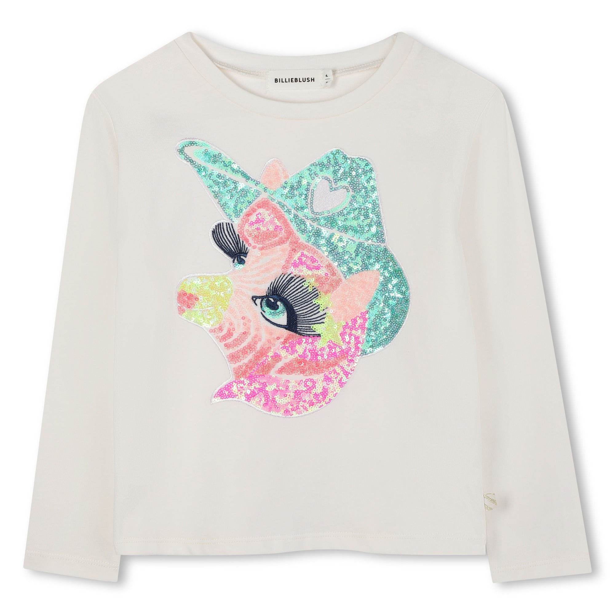 Billieblush meisjes Tee-shirt Ivory – designer kinderkleding | Niñoz Almere