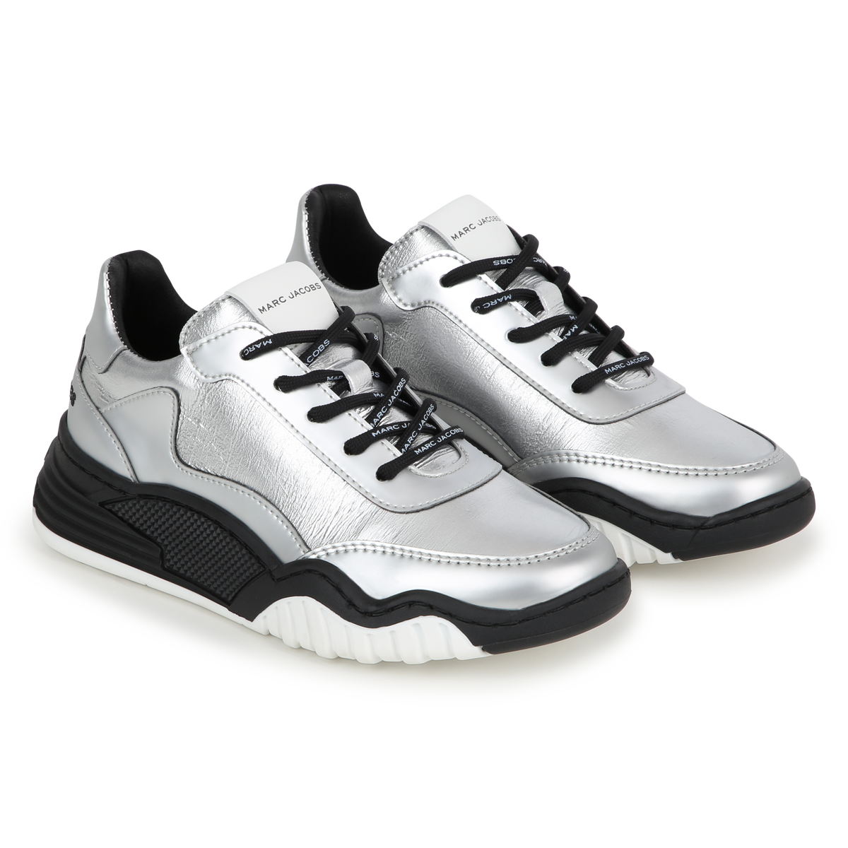 Marc Jacobs sneaker zilver metallic W60052