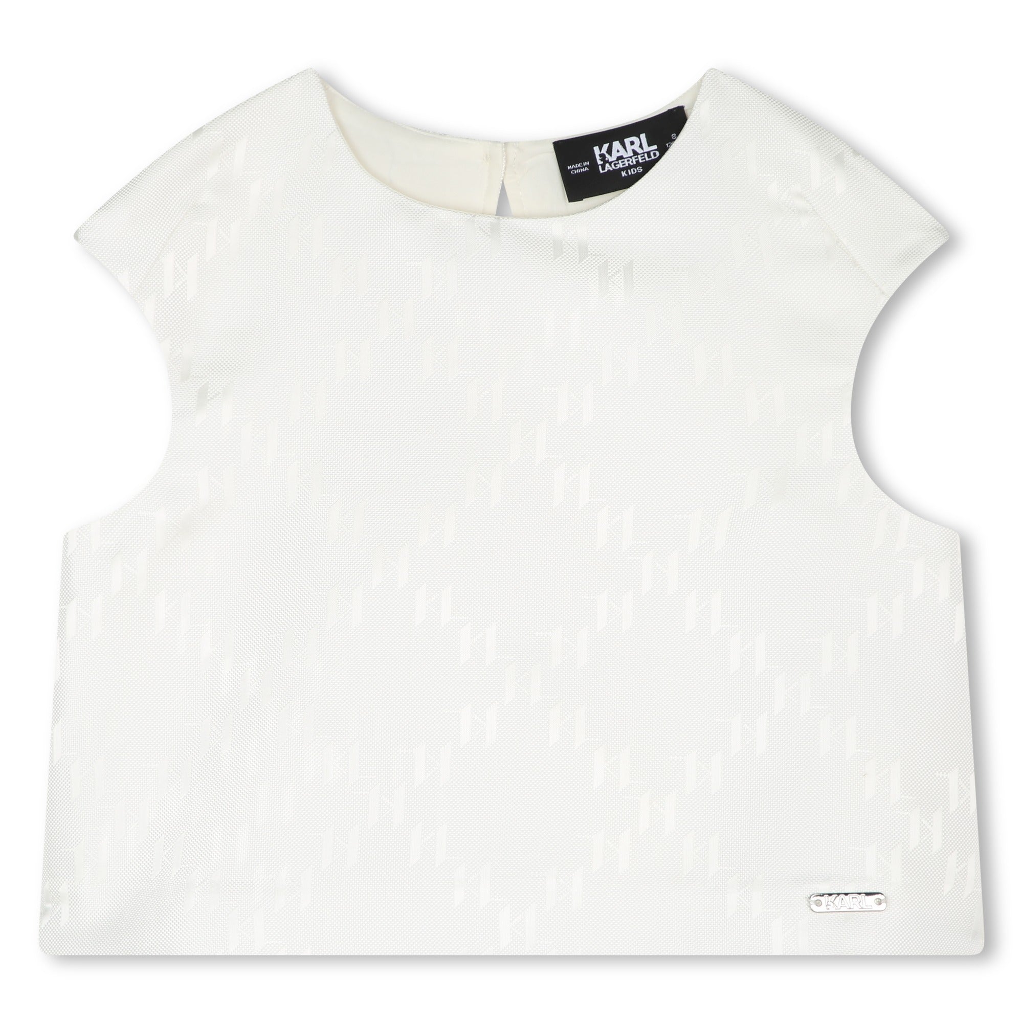 Karl Kids meisjes Off White (Sale) – designer kinderkleding | Niñoz Almere