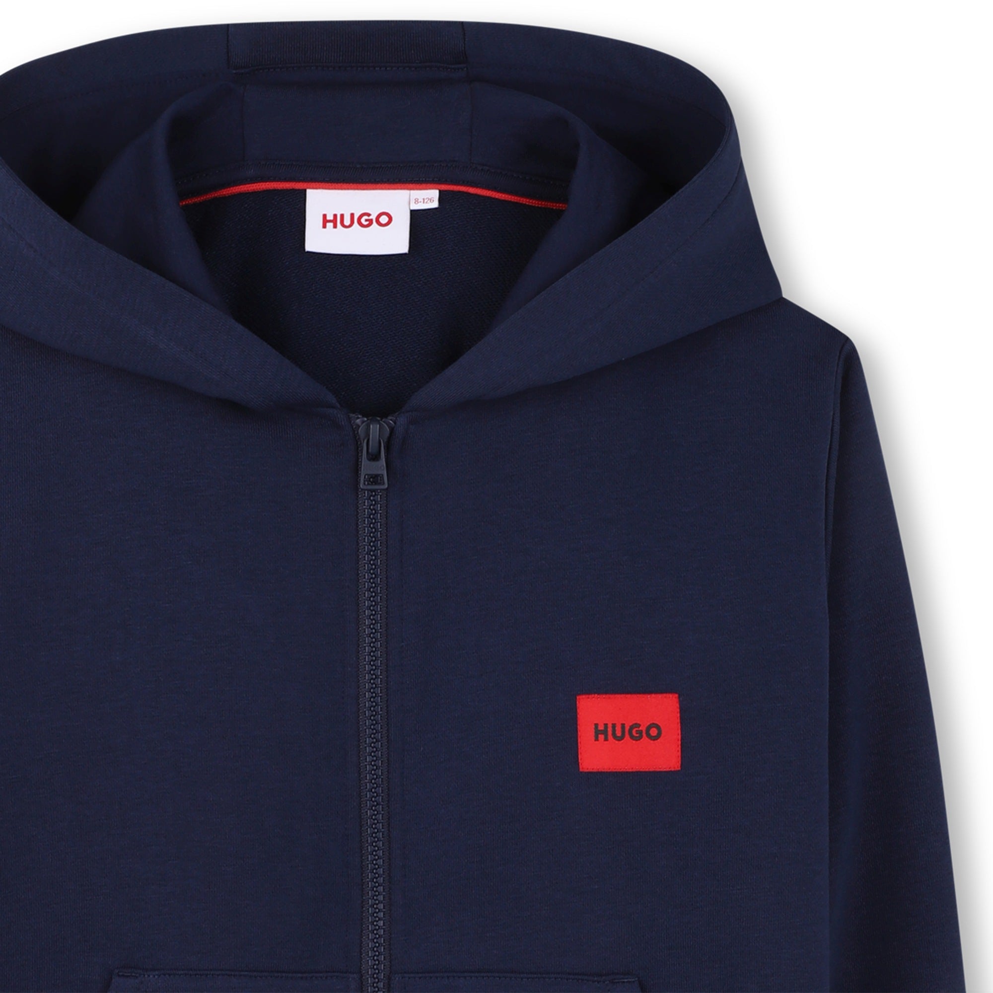 HUGO Vest met capuchon Abysse detail