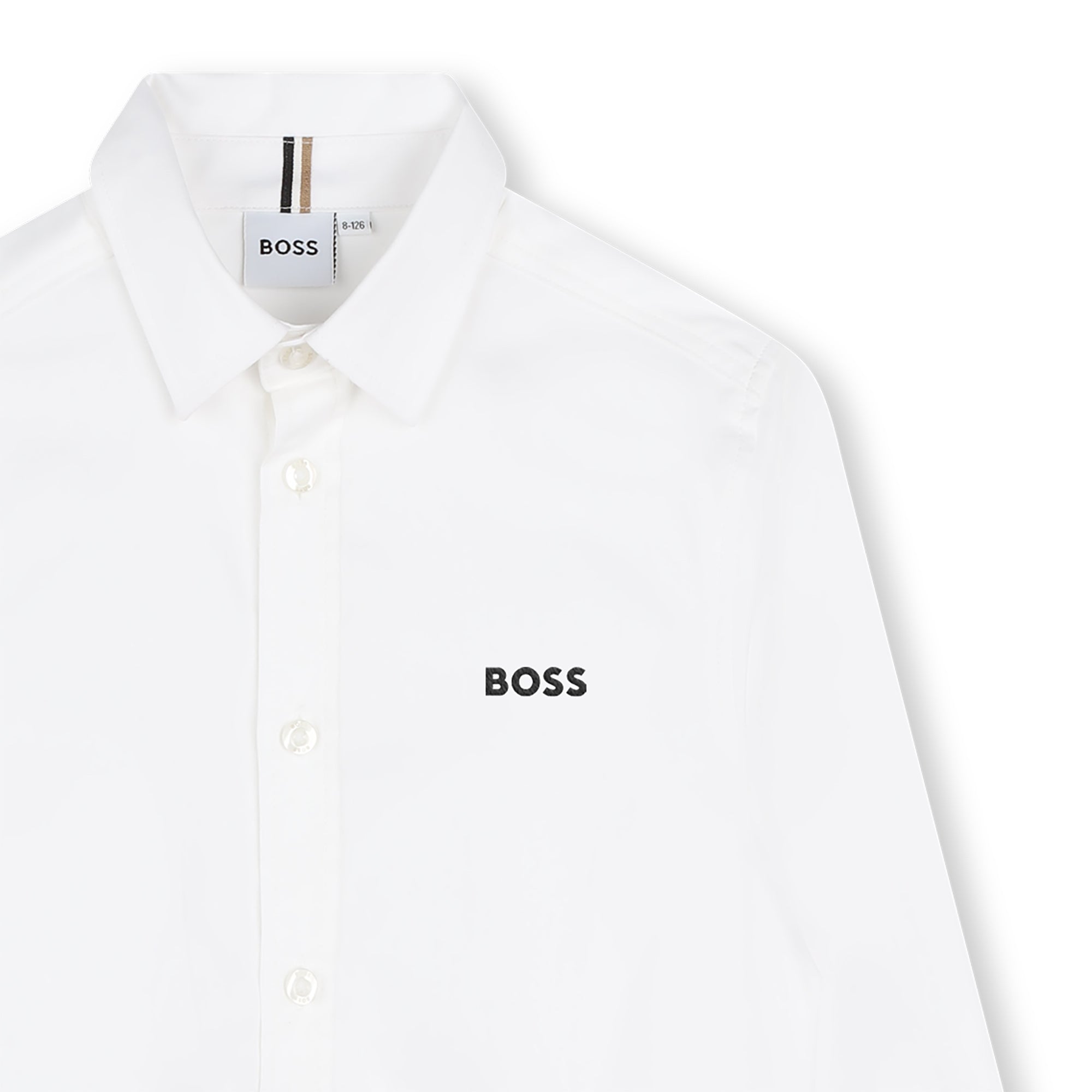 BOSS Overhemd met lange mouwen Blanc Noir - foto 3