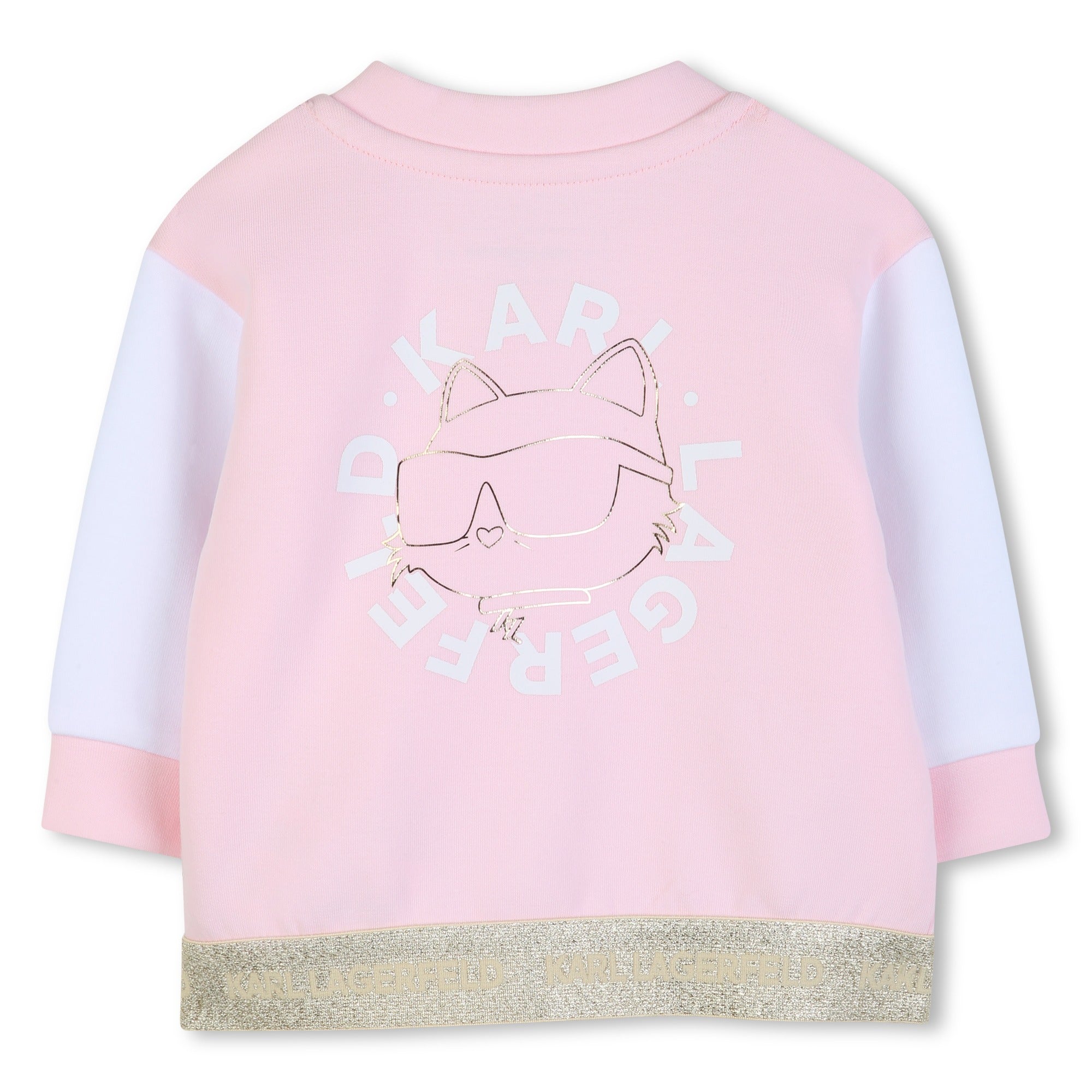 Karl Kids Joggingset Rose Blanc - foto 4