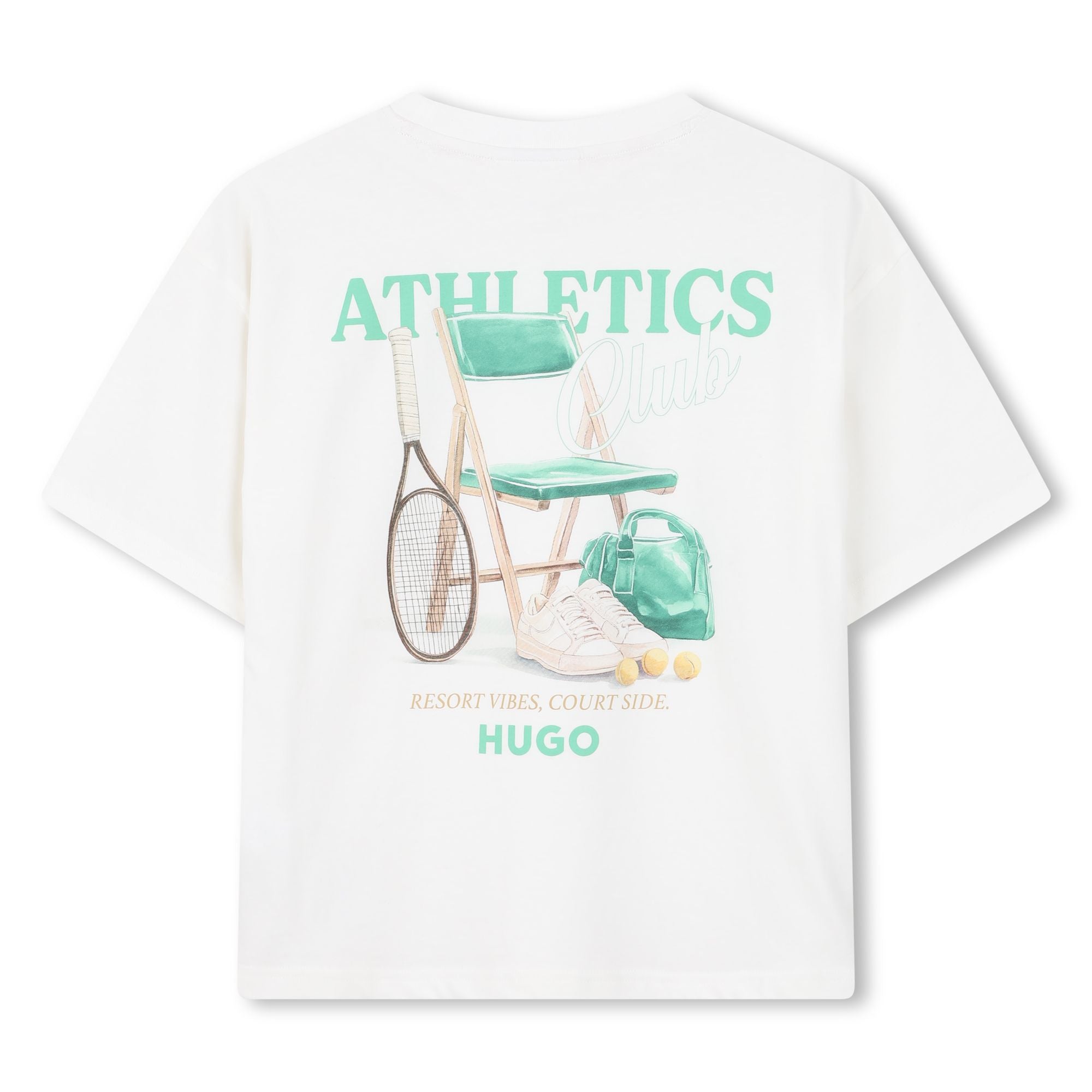 HUGO T-shirt met korte mouwen Natural - foto 2
