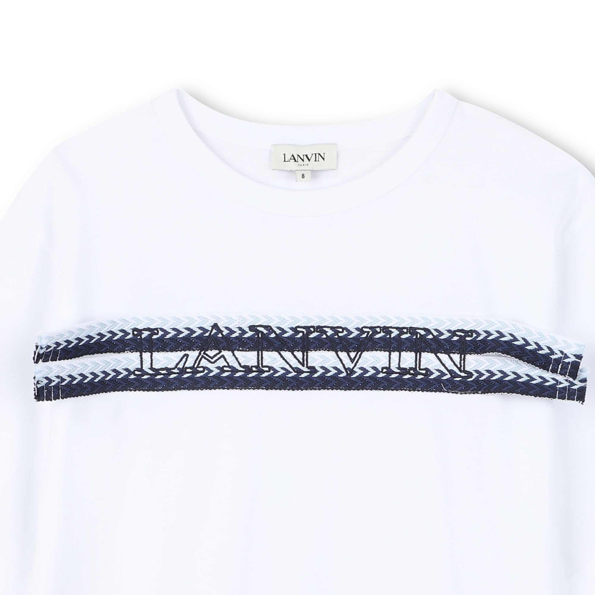 Lanvin T-shirt met korte mouwen Blanc Bleu - foto 3