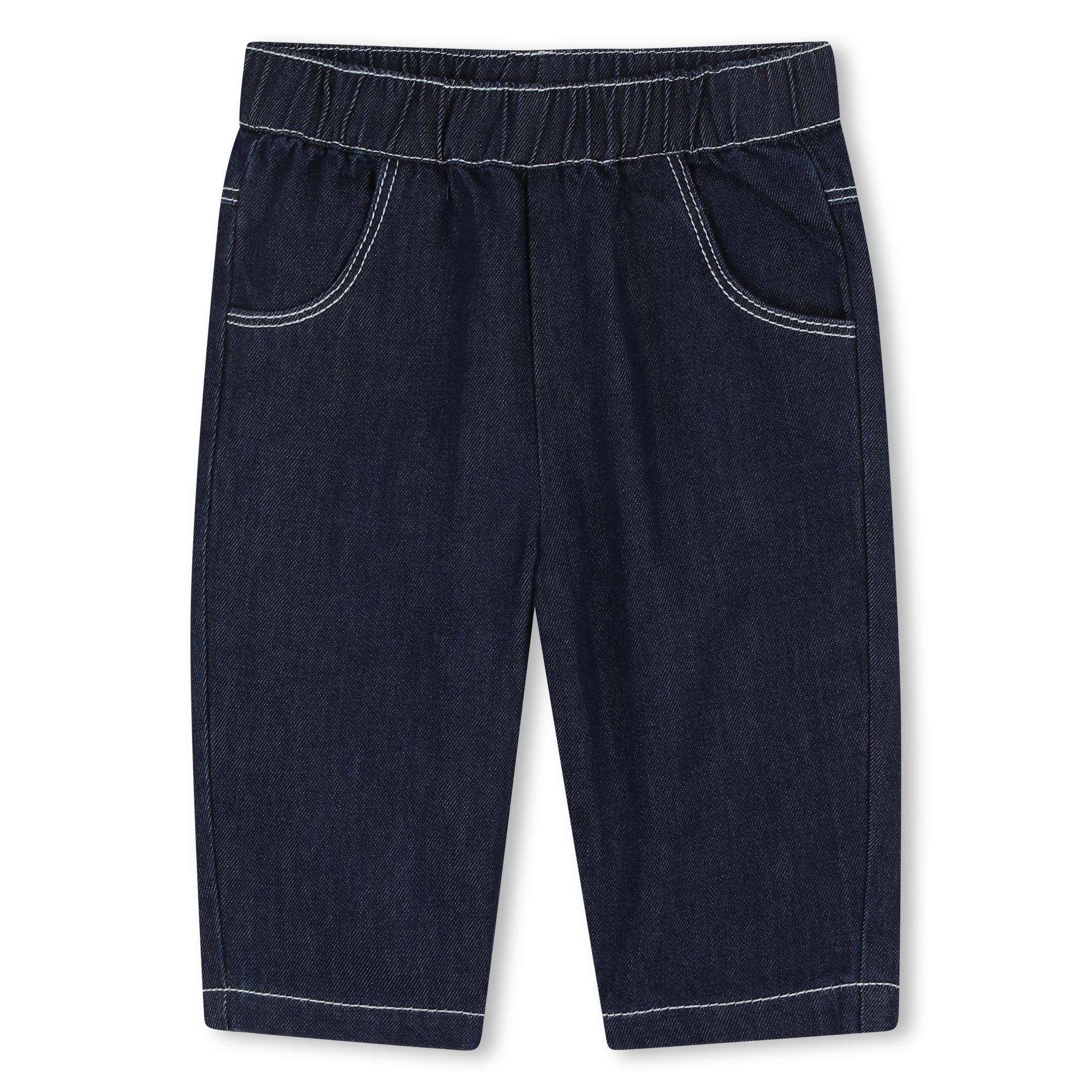Kenzo Kids Denim broek Denim Brut