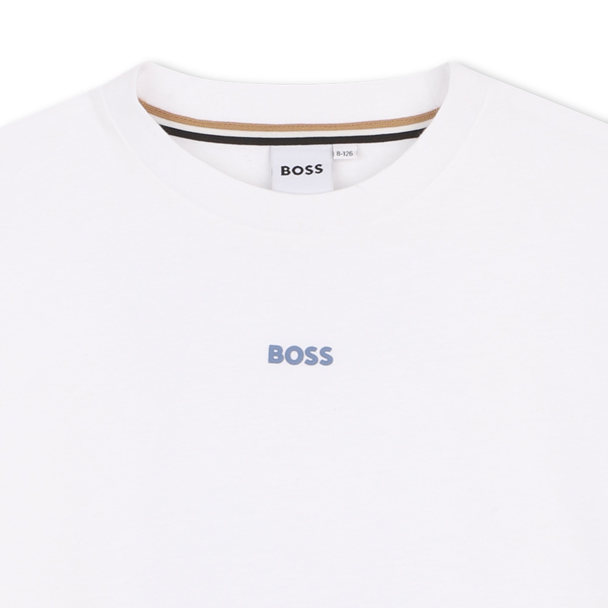 BOSS T-shirt met korte mouwen Blanc detail