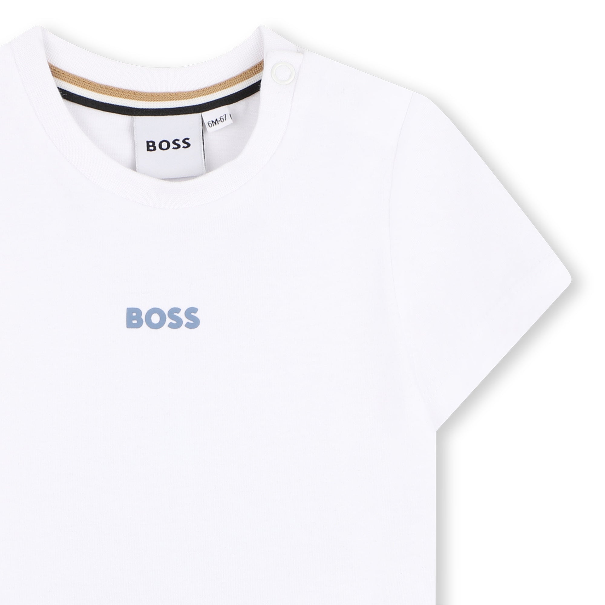 BOSS T-shirt met korte mouwen Blanc - foto 3