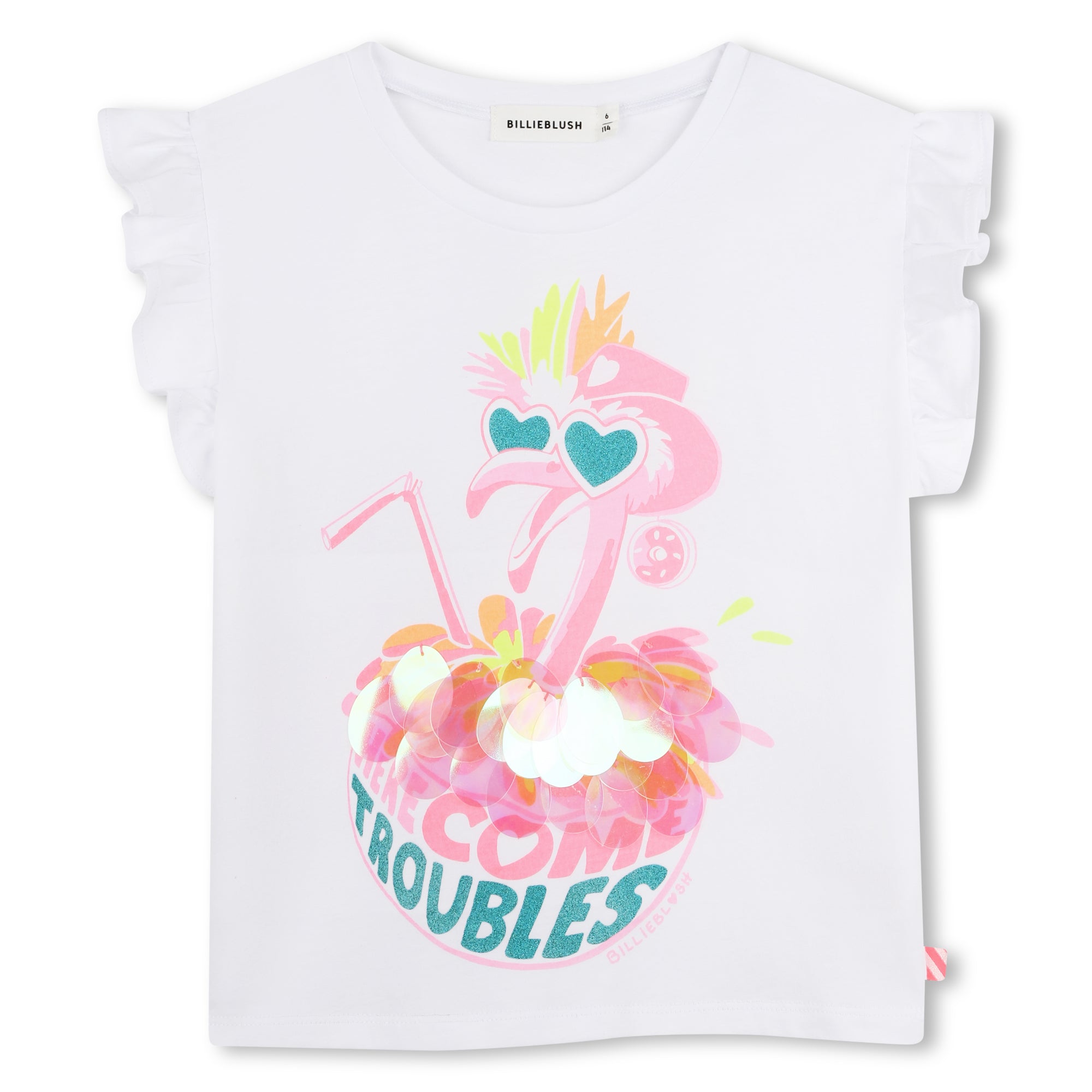 Billieblush T-shirt met korte mouwen - Blanc