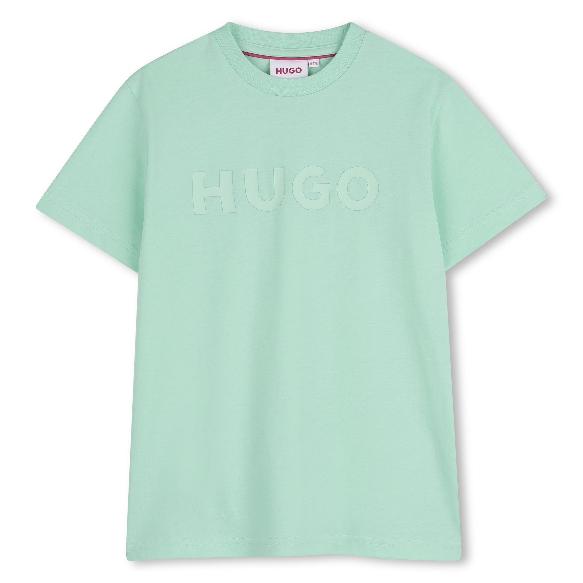 HUGO T-shirt met korte mouwen Vert Amande