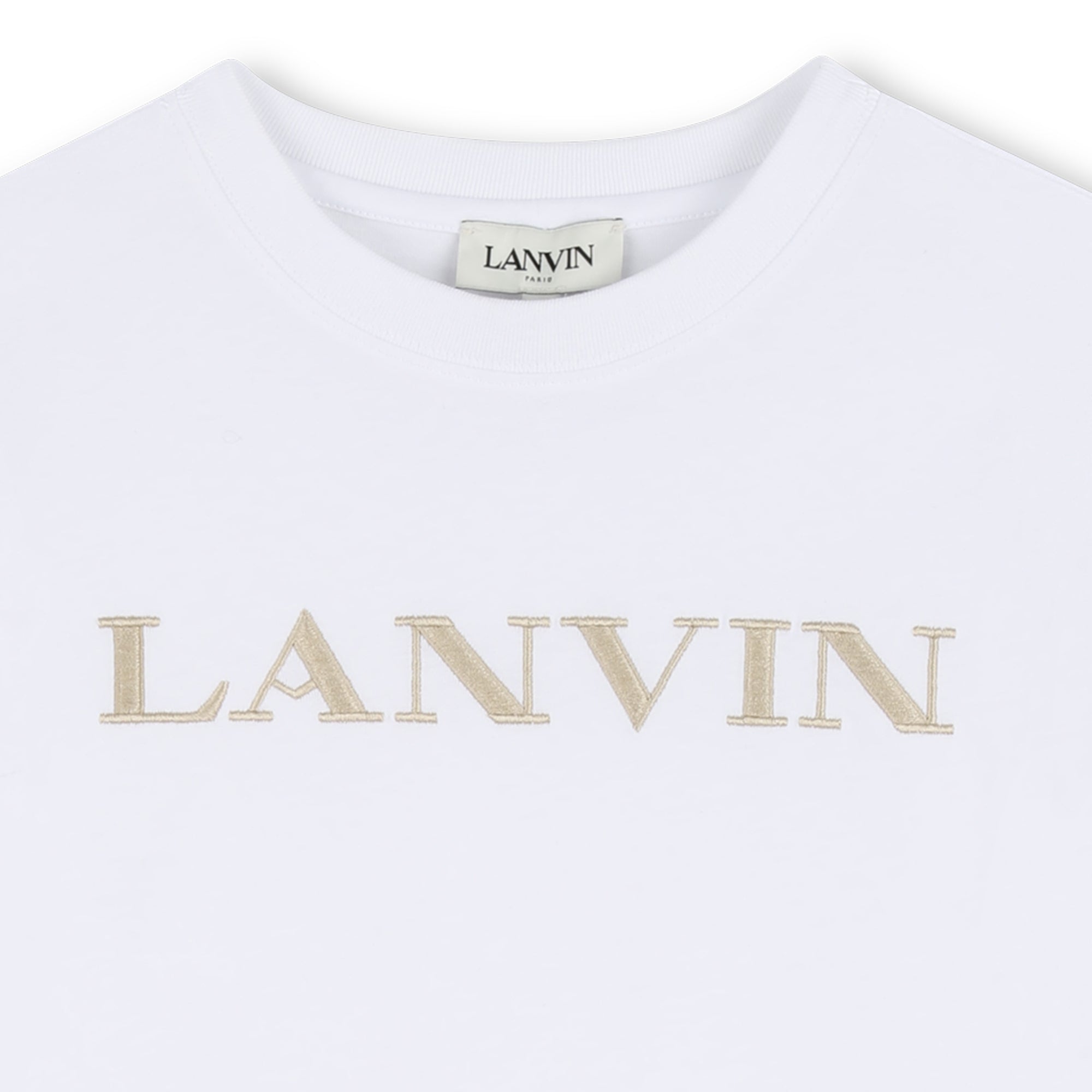 Lanvin T-shirt met korte mouwen Blanc - foto 3