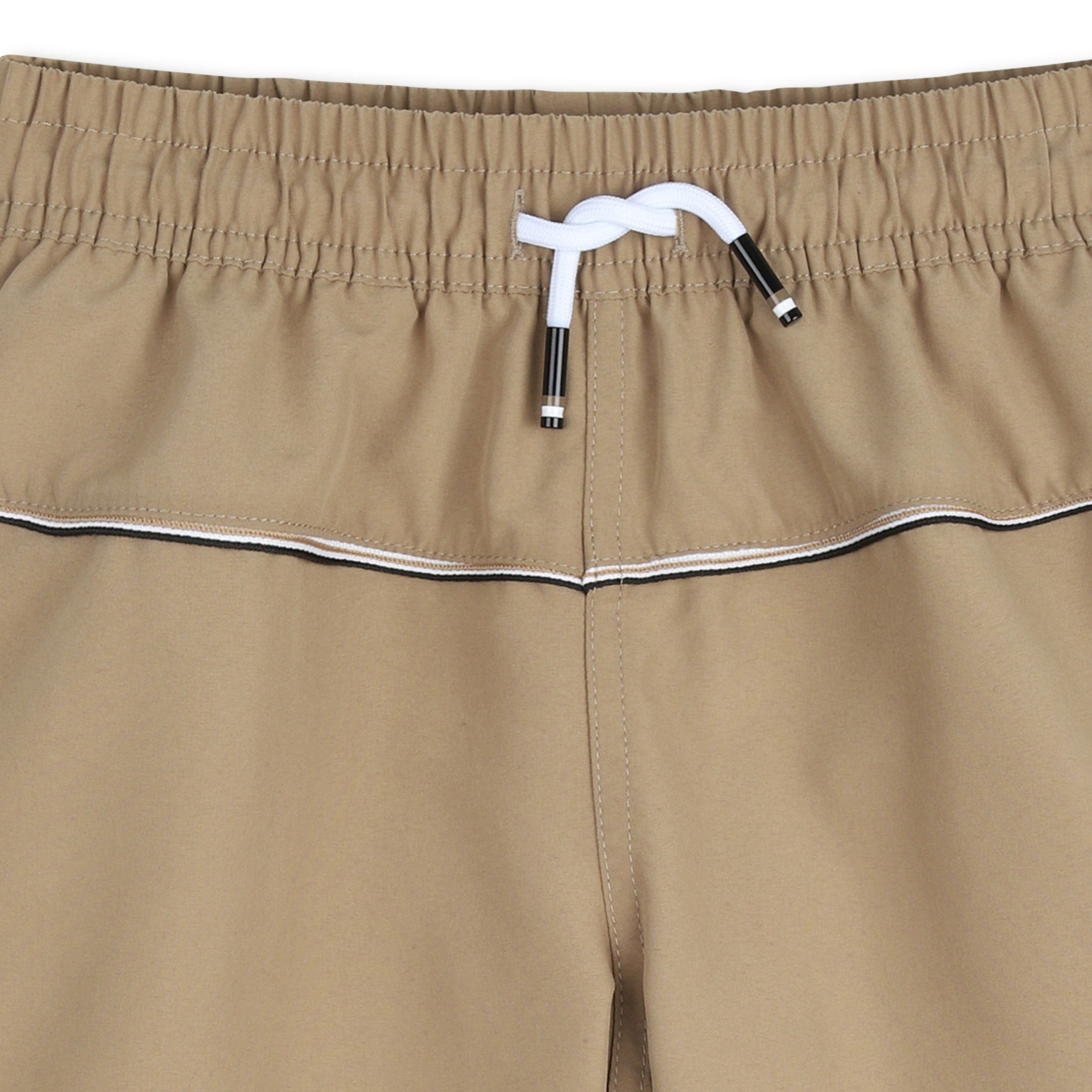 BOSS Zwemshort Dark Taupe detail