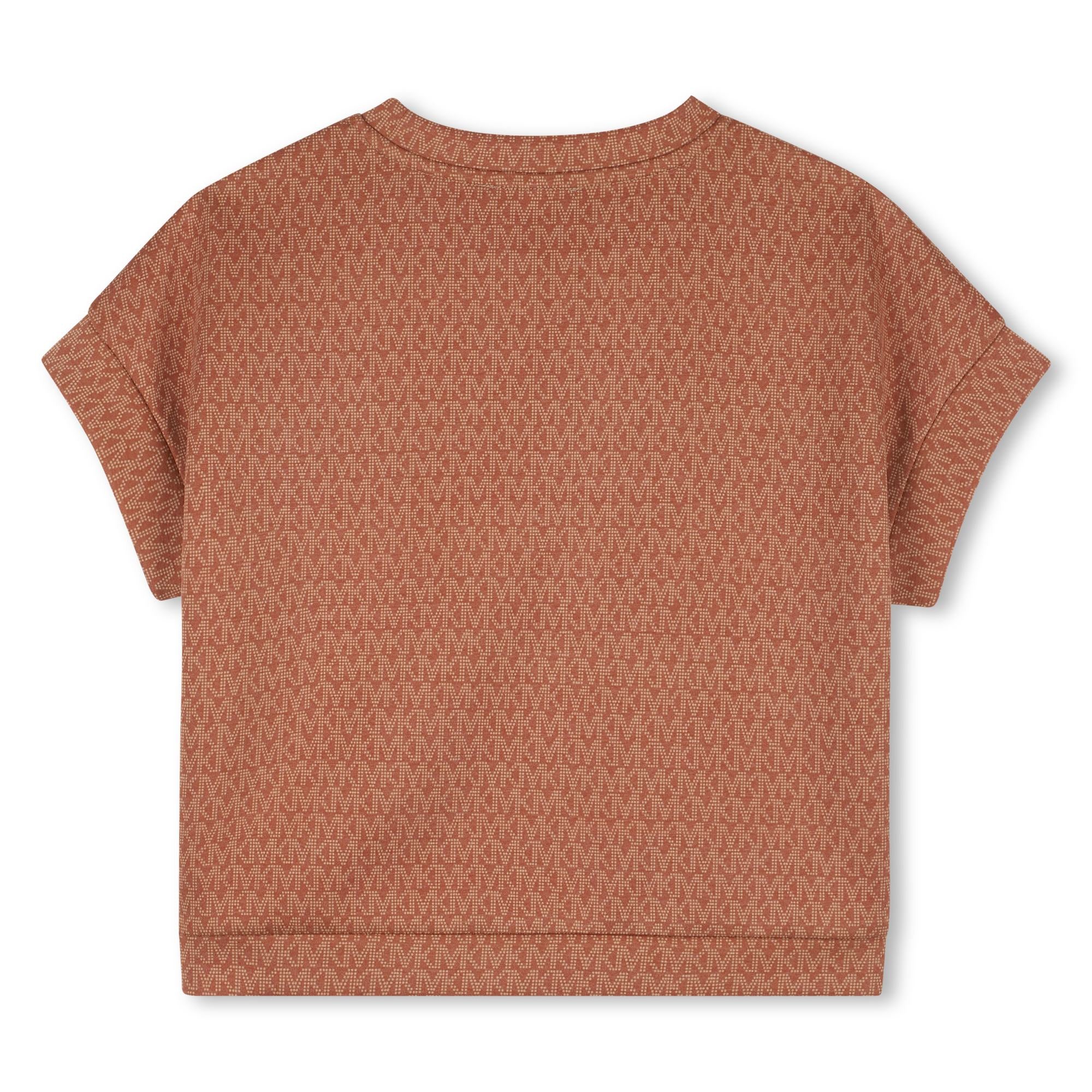 Michael Kors T-shirt Dark Chocolate achterkant