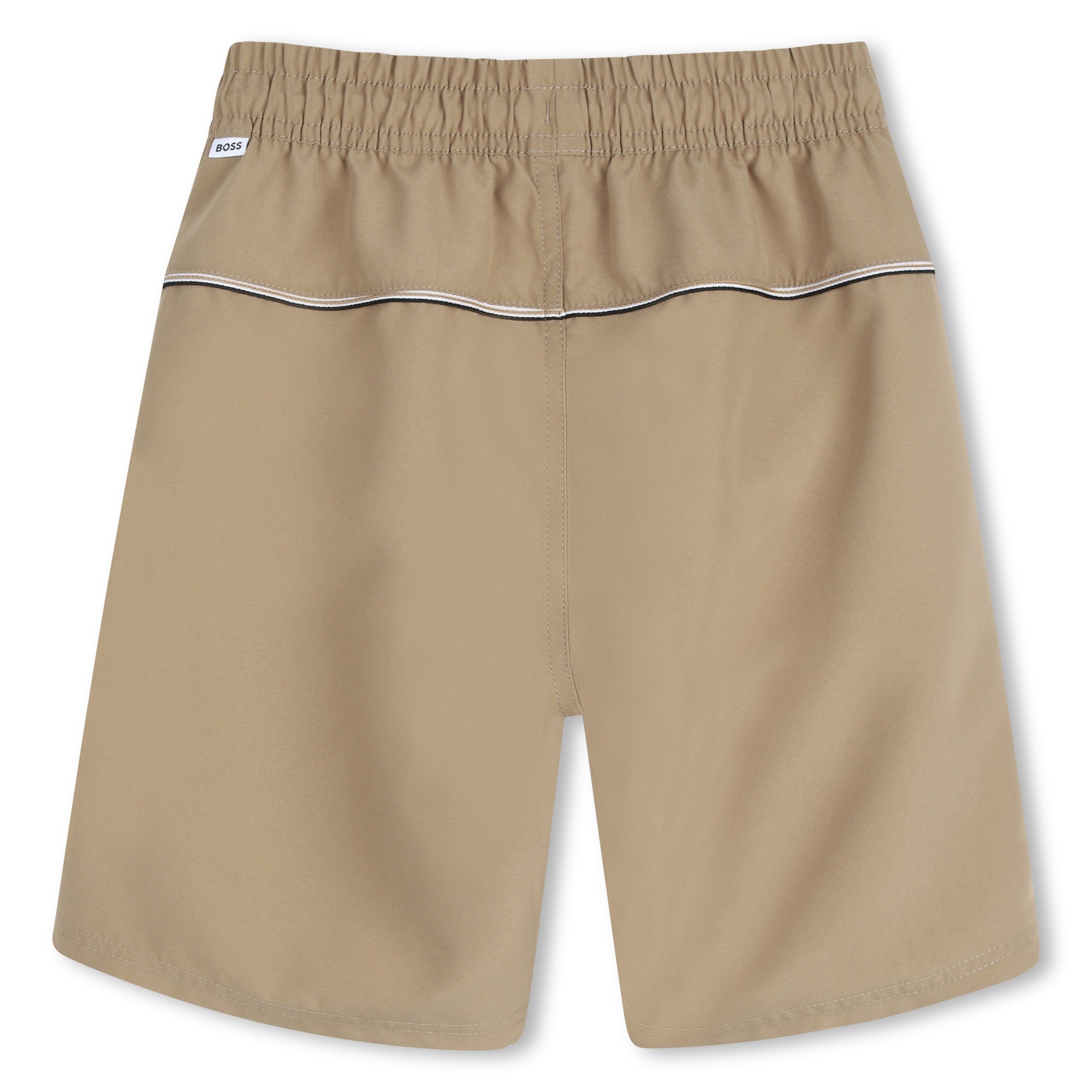 BOSS Zwemshort Dark Taupe achterkant