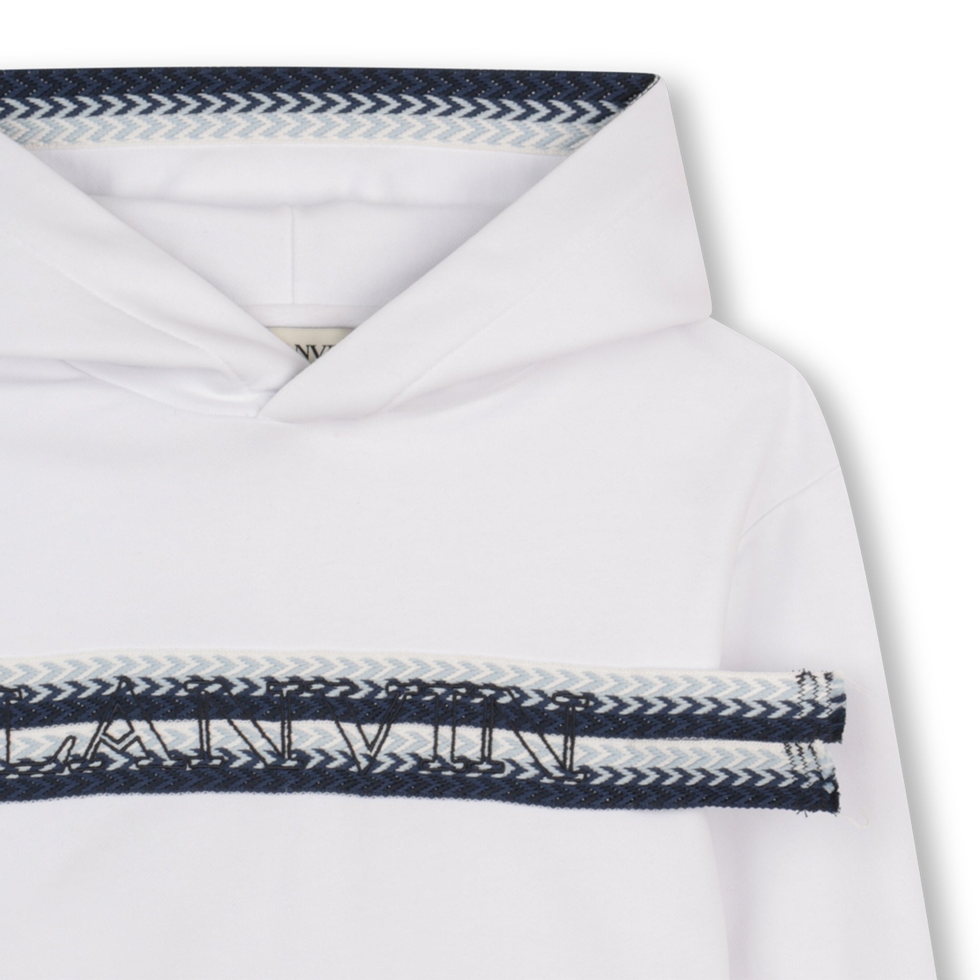 Lanvin Hoodie Blanc Bleu - foto 3