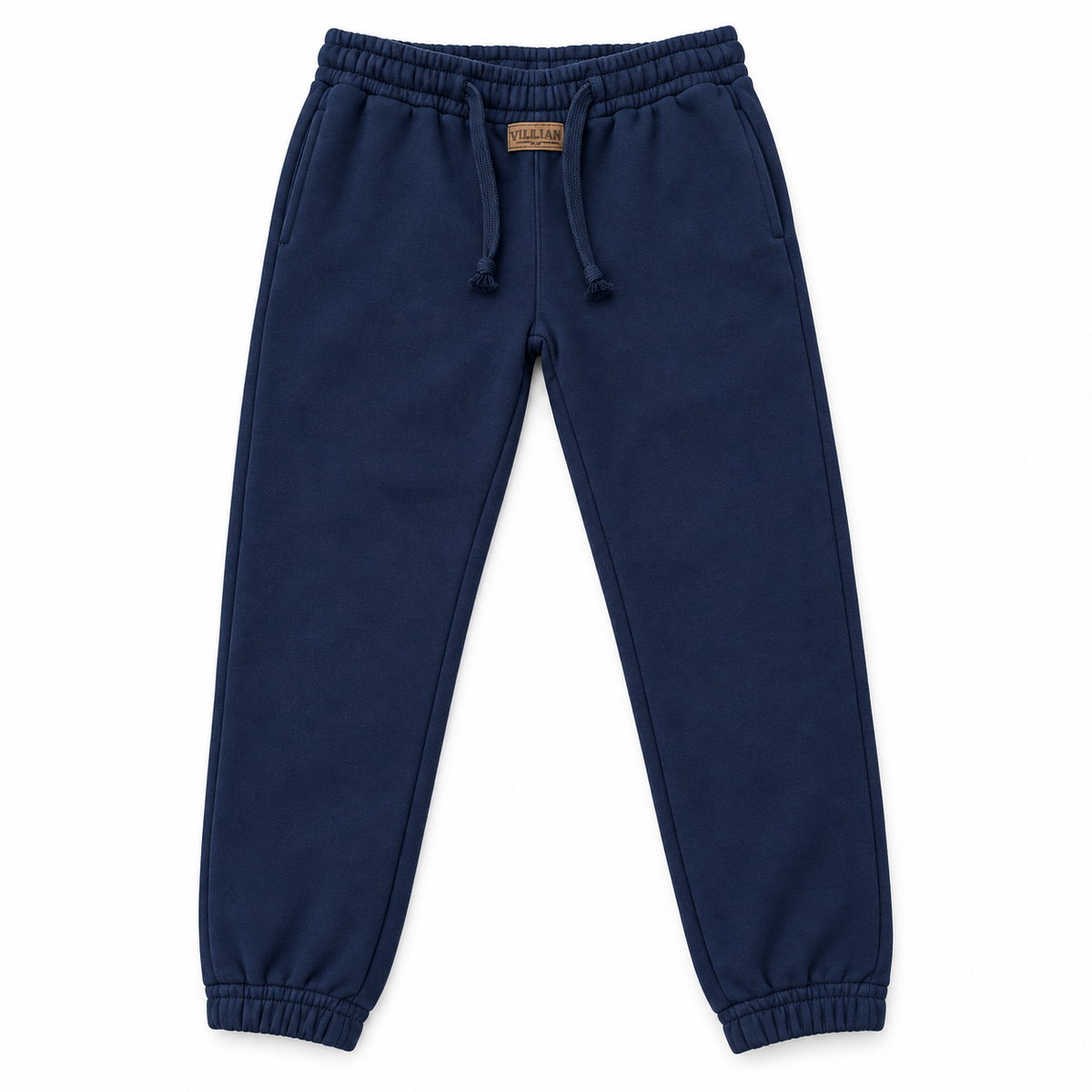 Essentials Cou7ure kids Rubber Tracksuit donkerblauw – joggingbroek los, designer kinderkleding | Niñoz Almere