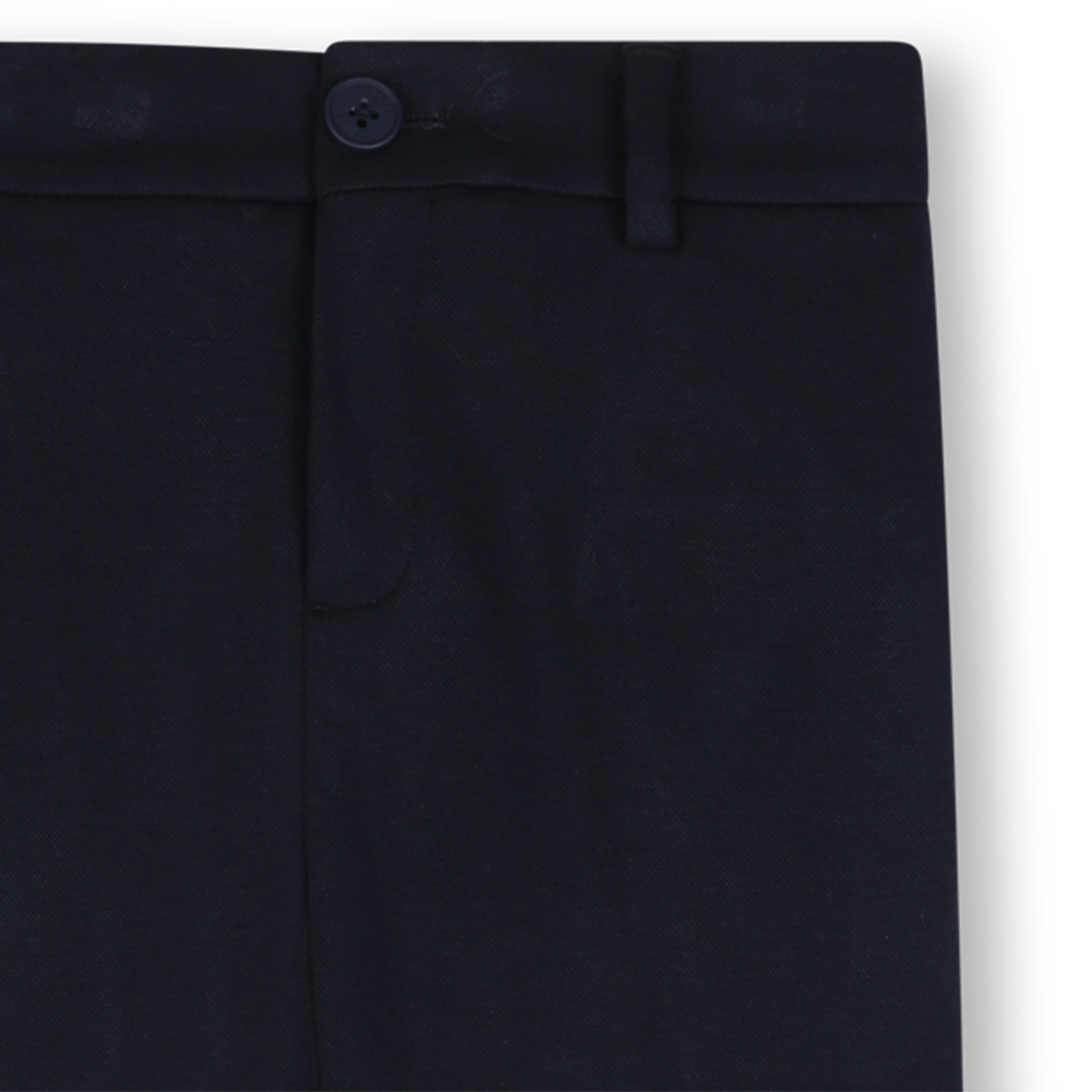 BOSS nette broek marineblauw detail