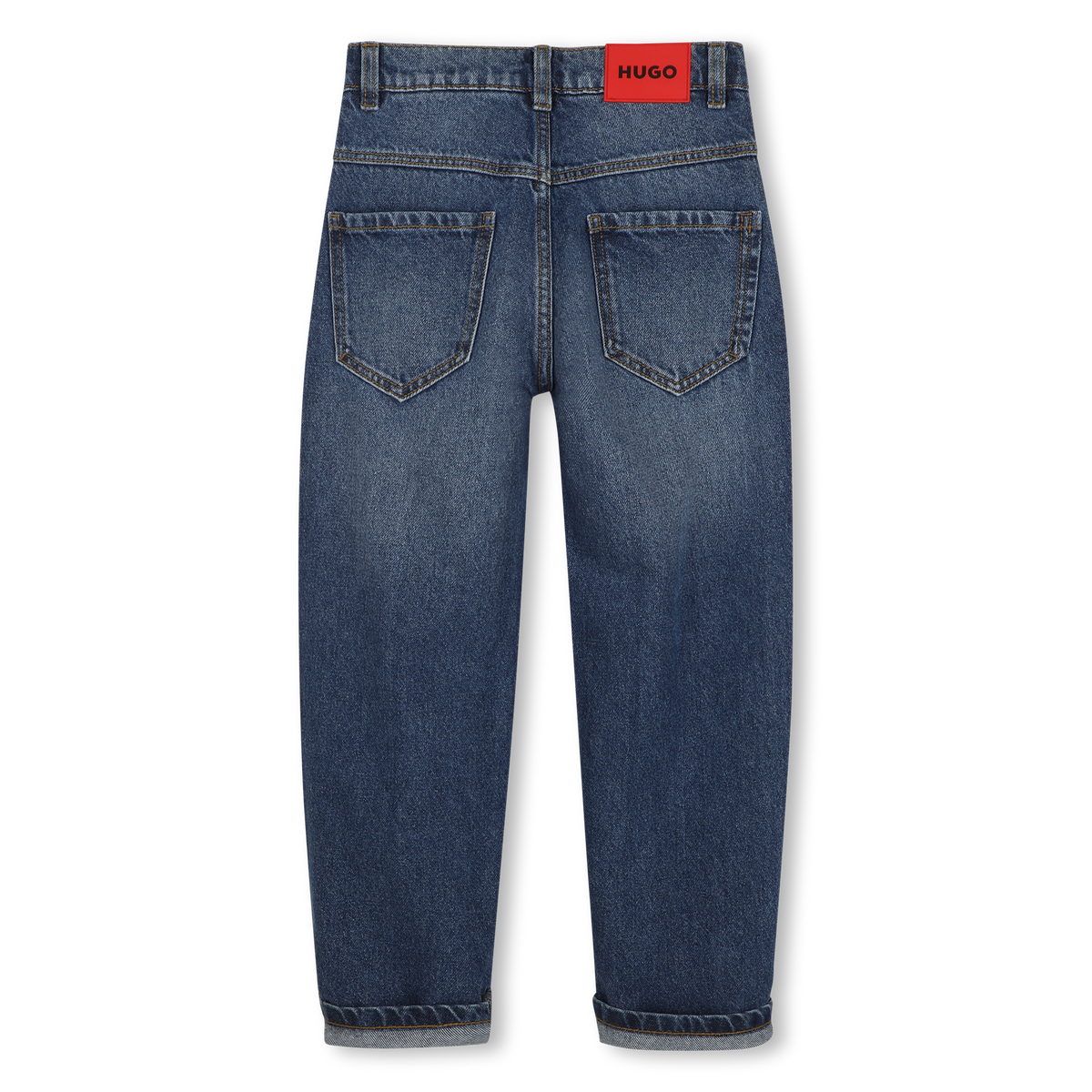 HUGO spijkerbroek blauw achterkant
