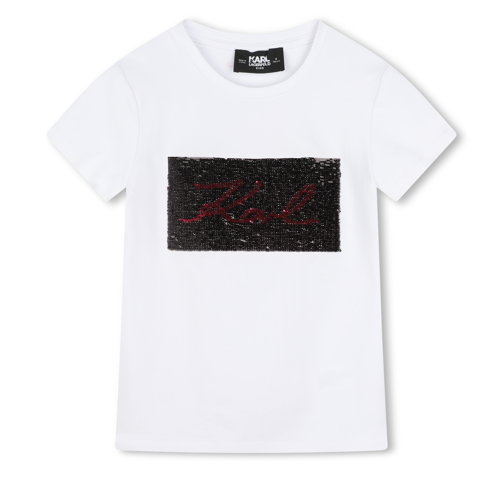 Karl Lagerfeld Kids t-shirt wit achterkant - Niñoz Almere