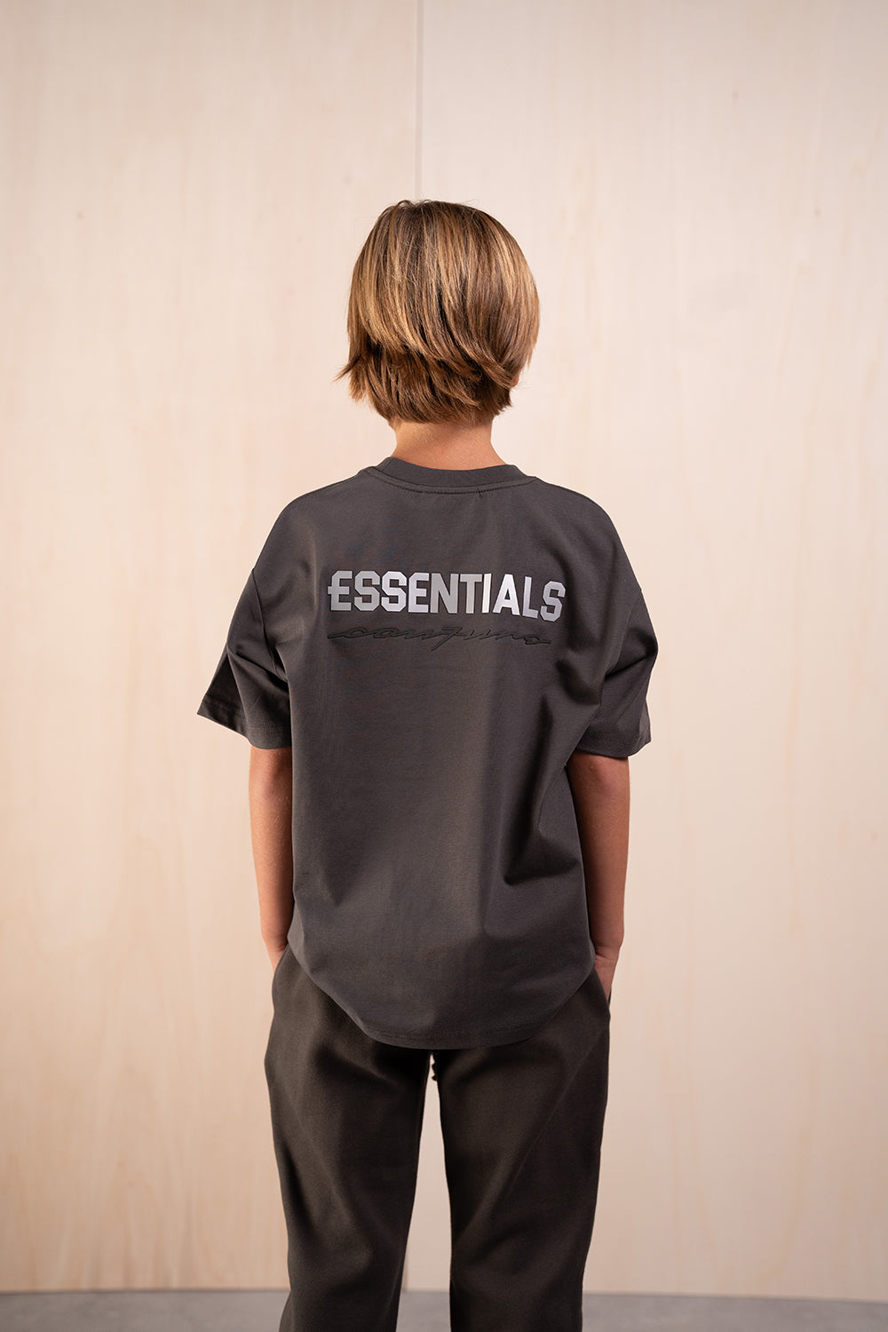 Kids Rubber Shirt – Dark Grey