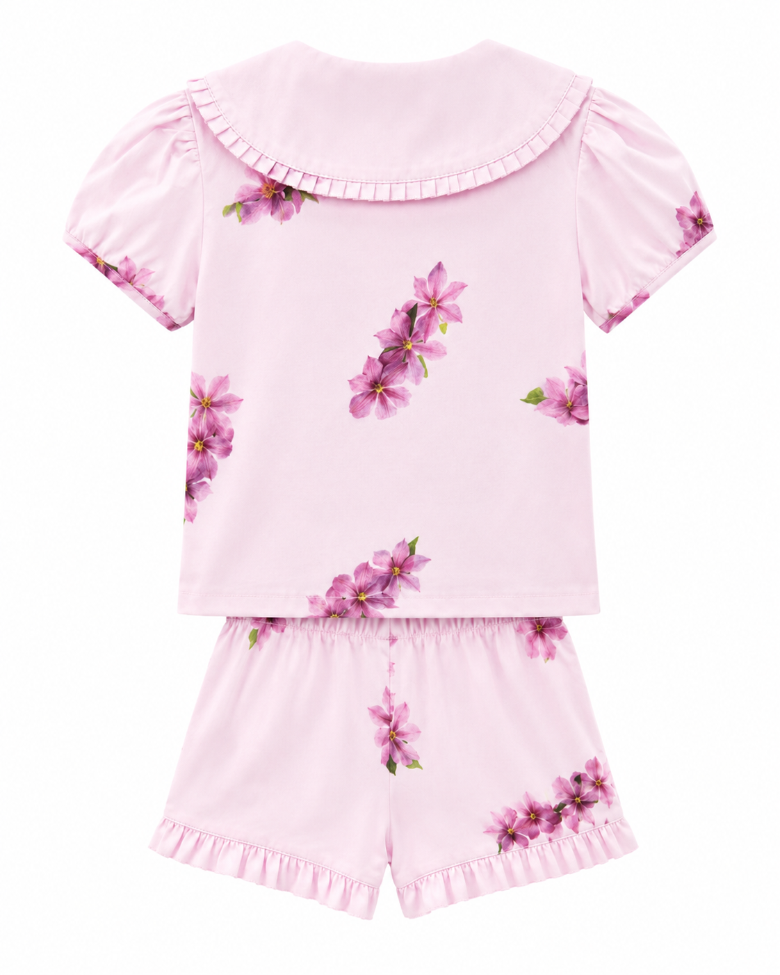 Phi Short - Lila bloemen
