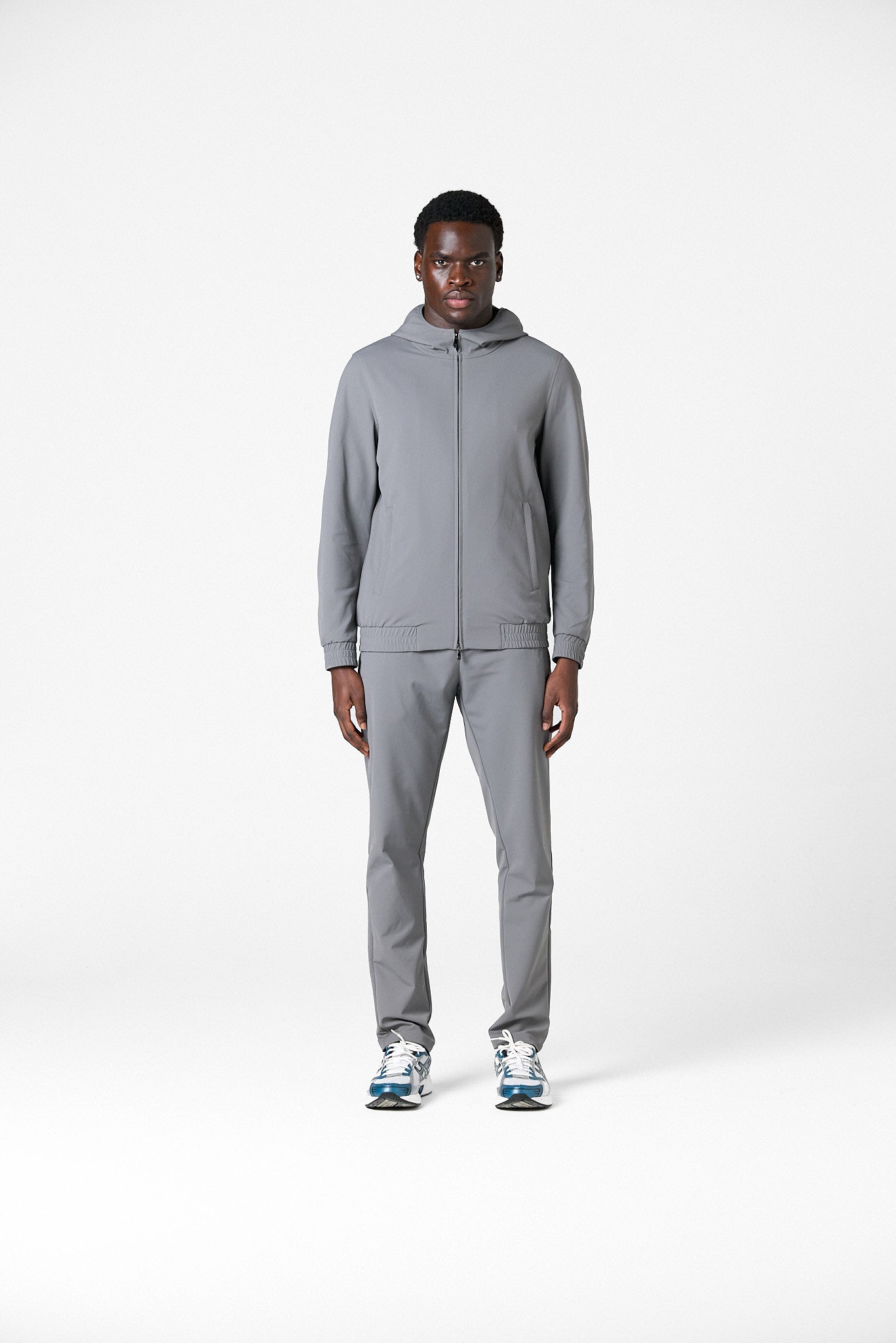 REFLECTION TECH HOODIE TRACKSUIT - GREY