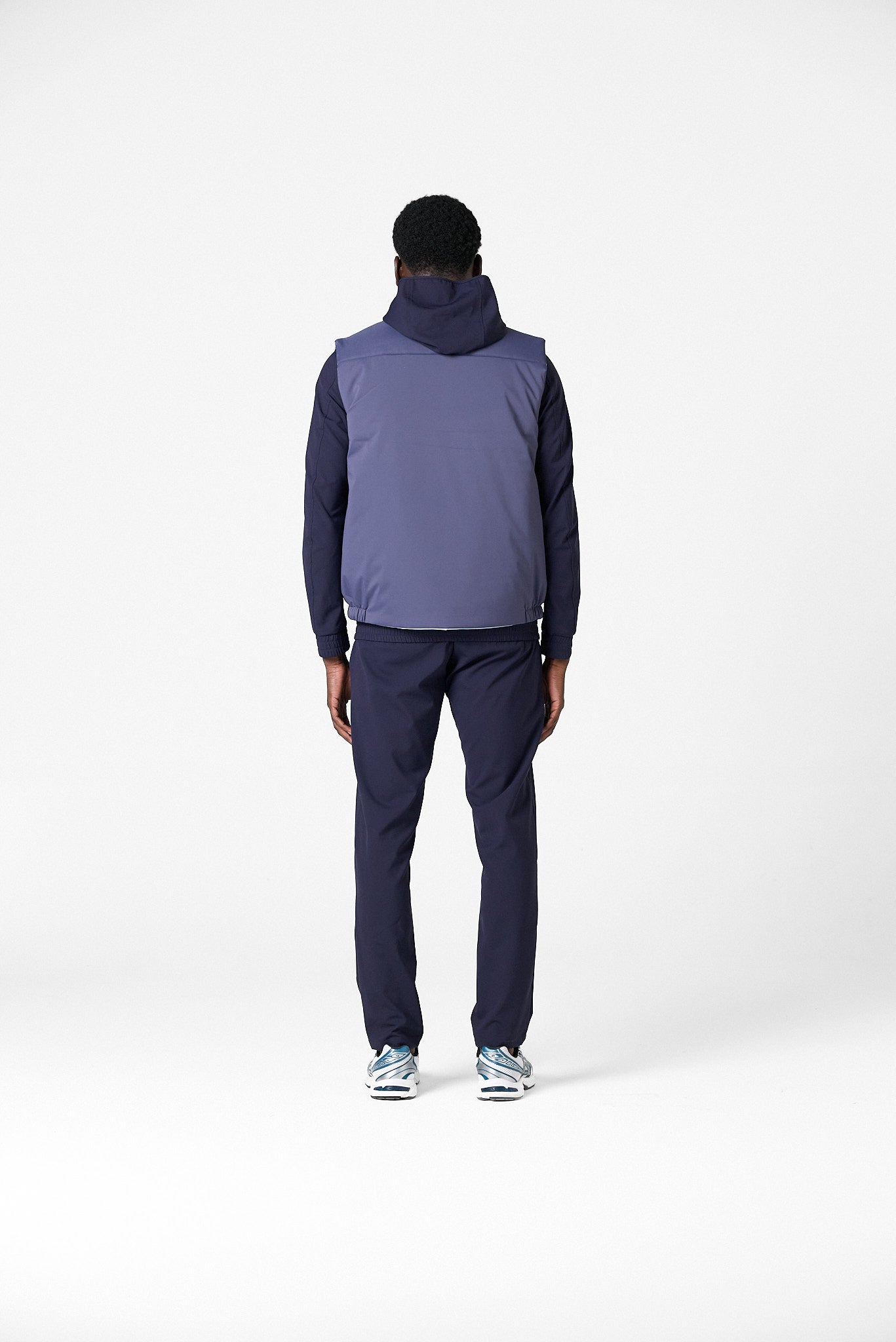 REFLECTION BODY WARMER - DARK BLUE/LIGHT BLUE