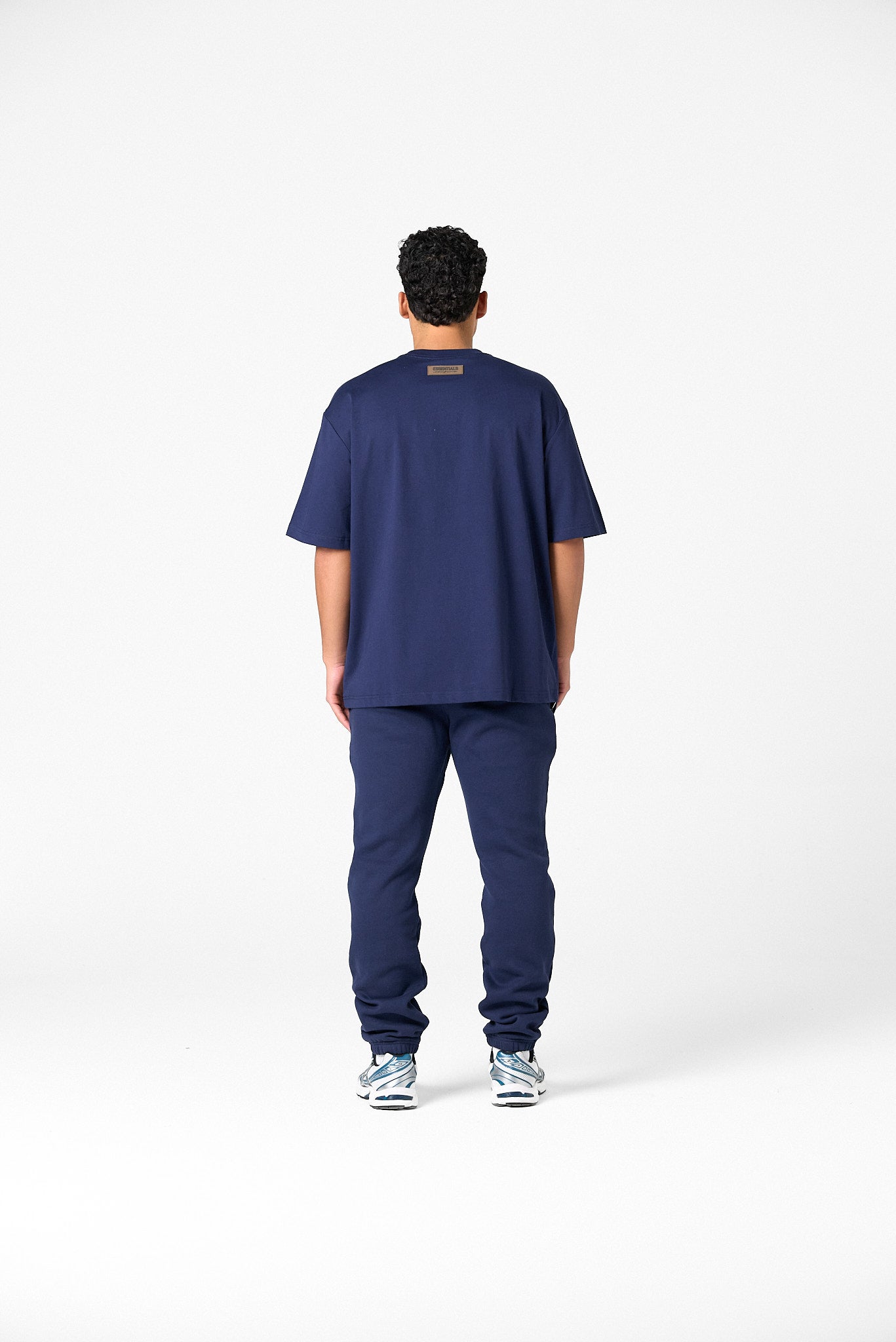 BASIC CURVE SHIRT - NAVY BLUE